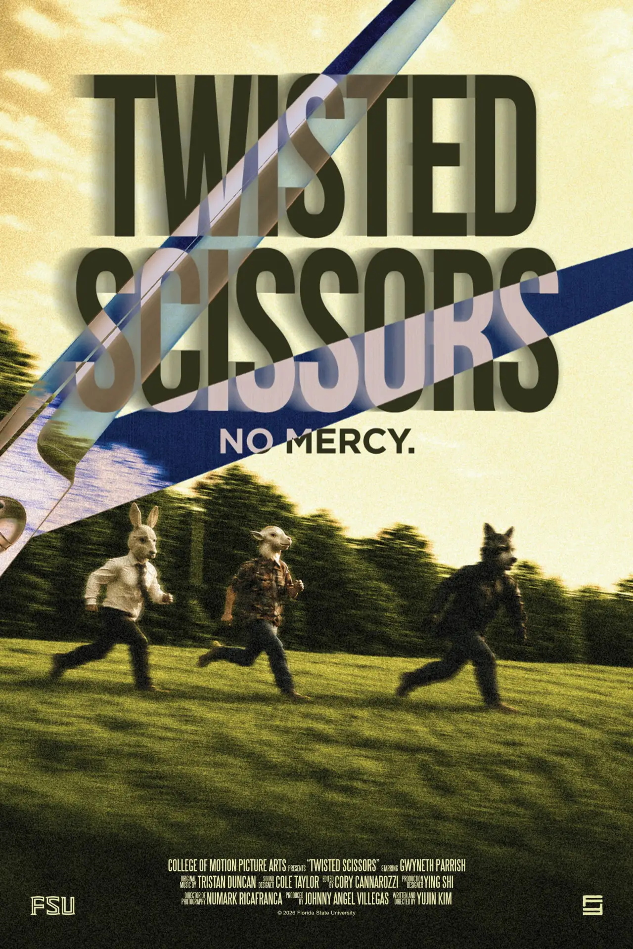 Plakat filmowy "Twisted Scissors"