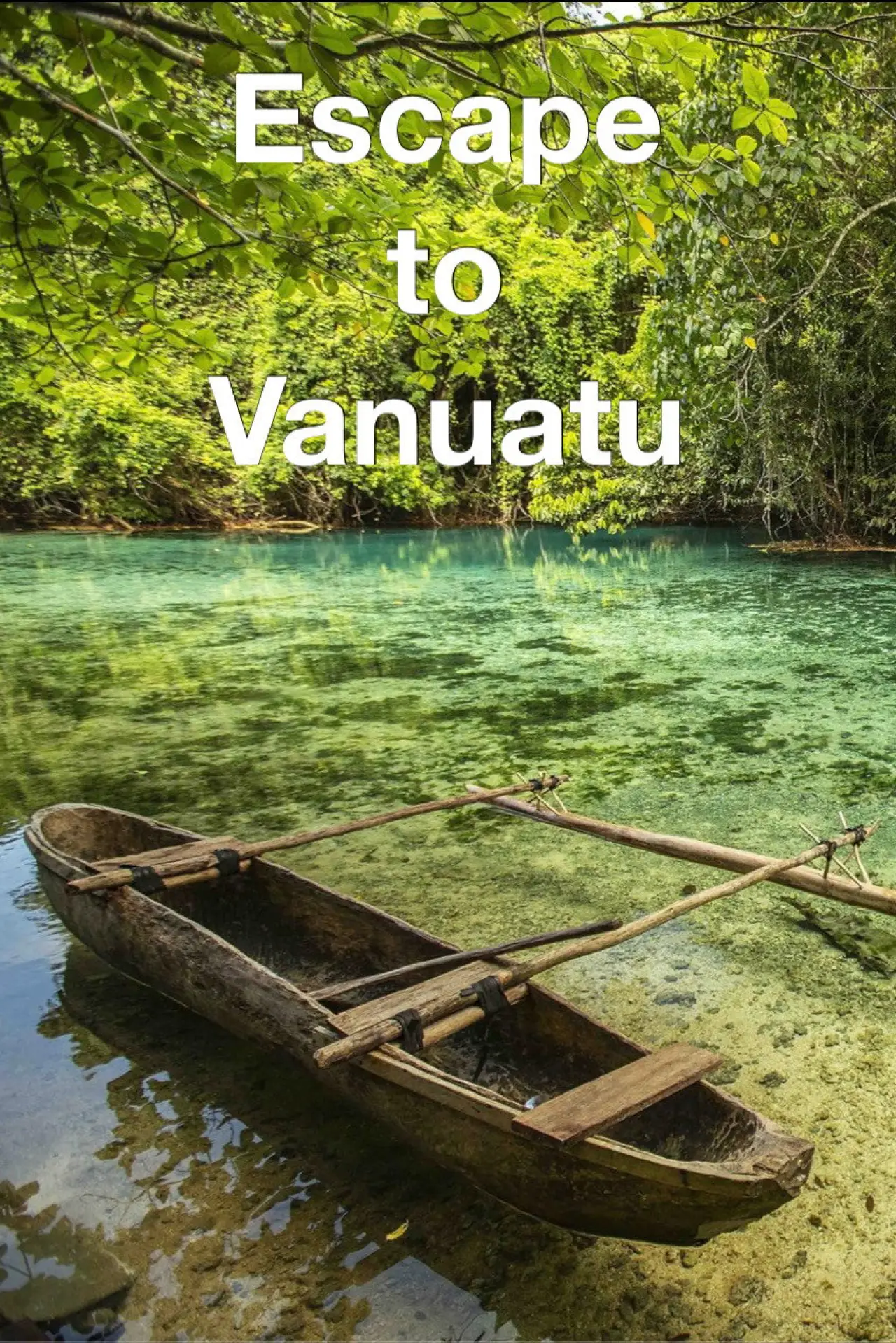 Plakat filmowy "Escape to Vanuatu"