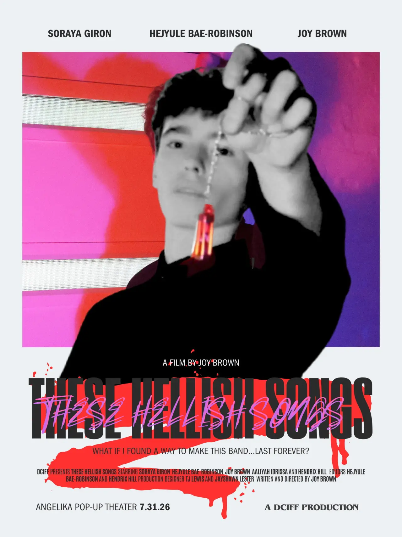 Plakat filmowy "These Hellish Songs"