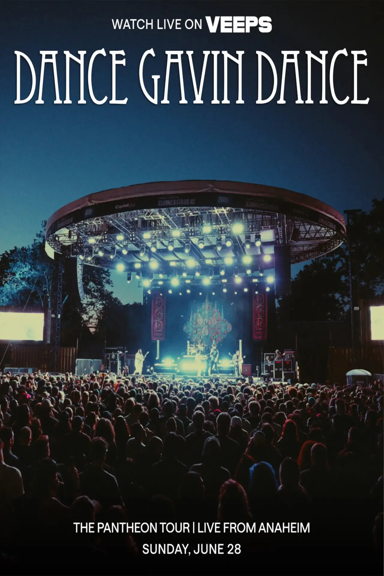 Plakat filmowy "Dance Gavin Dance: The Pantheon Live from Anaheim"