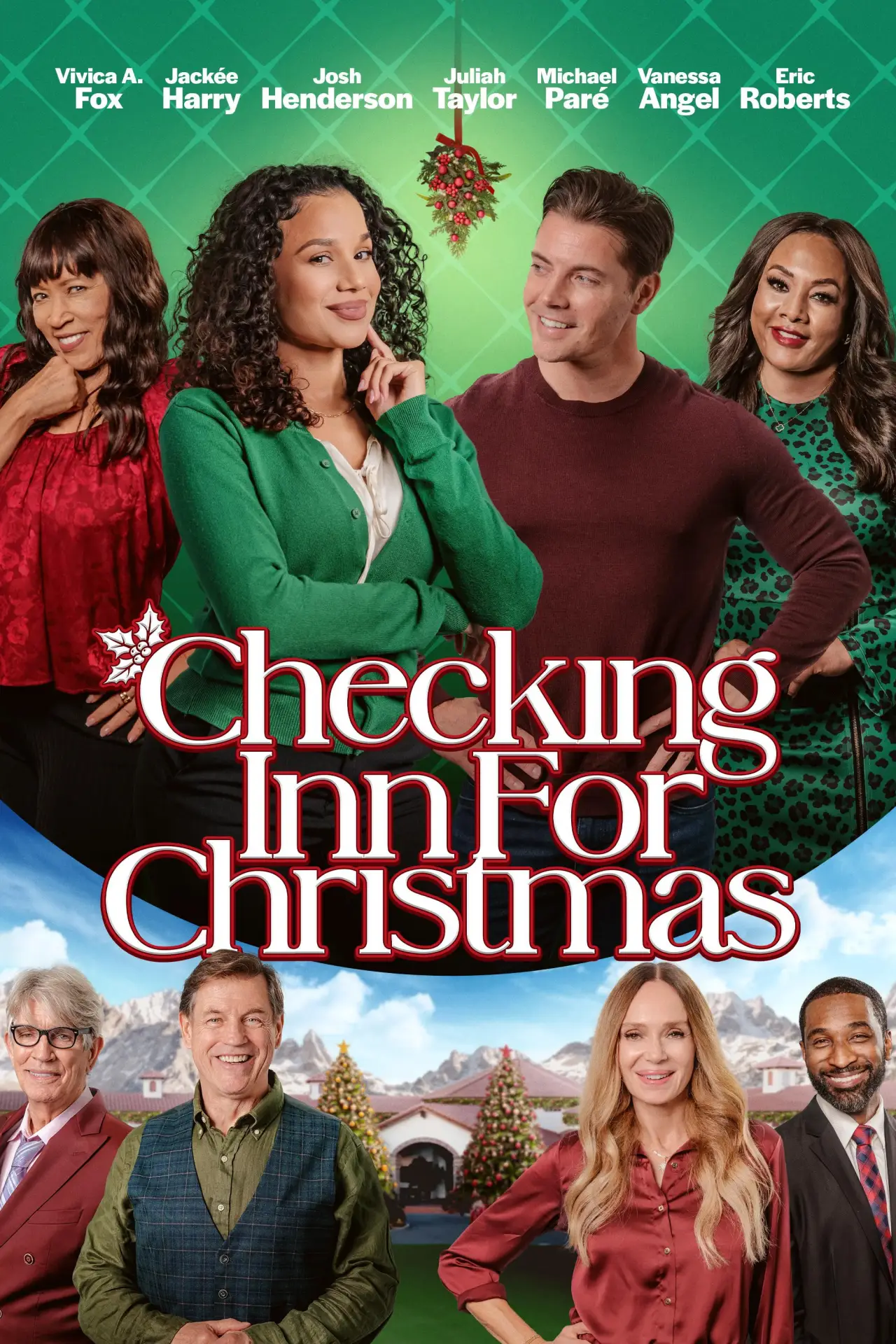 Plakat filmowy "Checking Inn for Christmas"