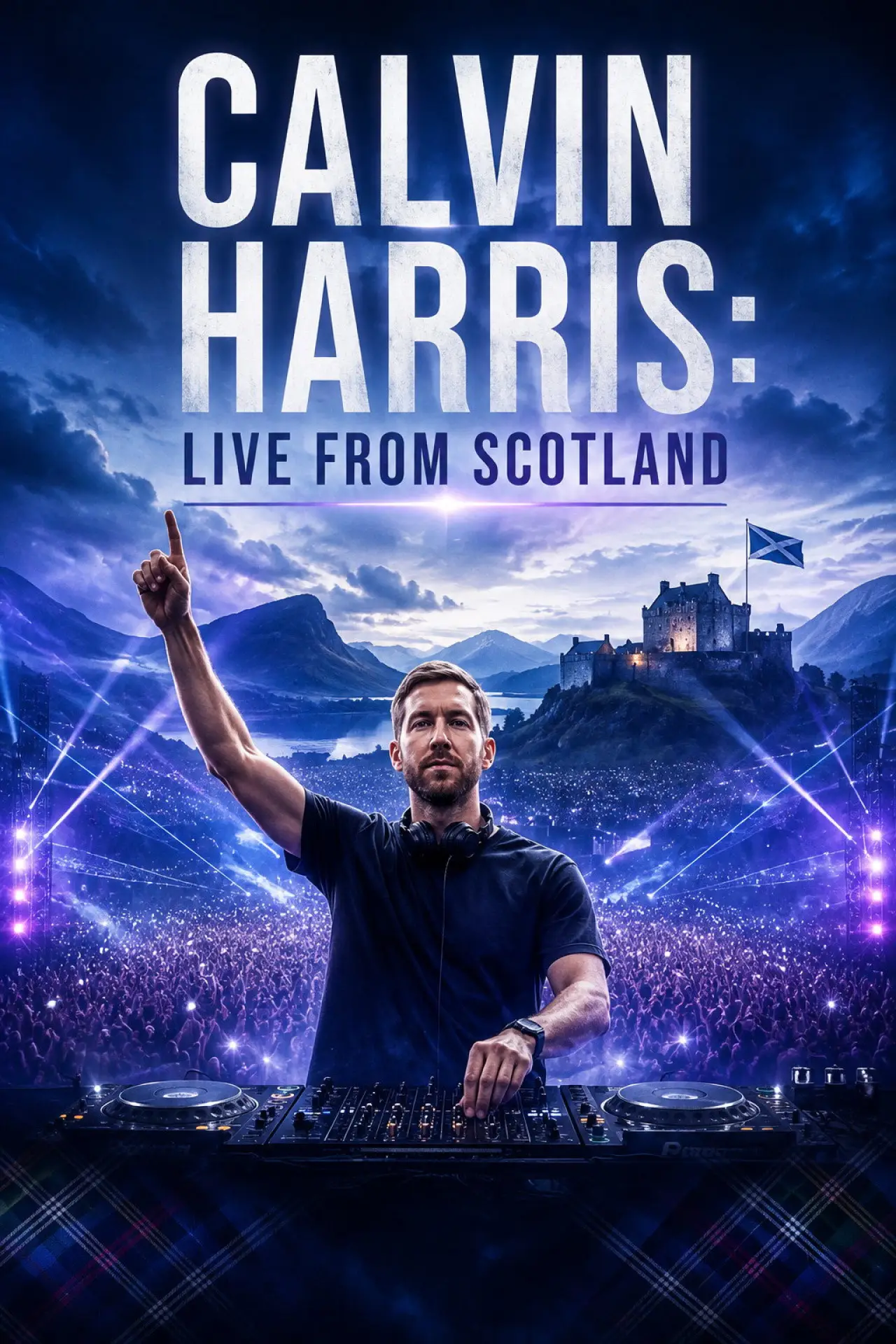 Plakat filmowy "Calvin Harris: Live from Scotland"