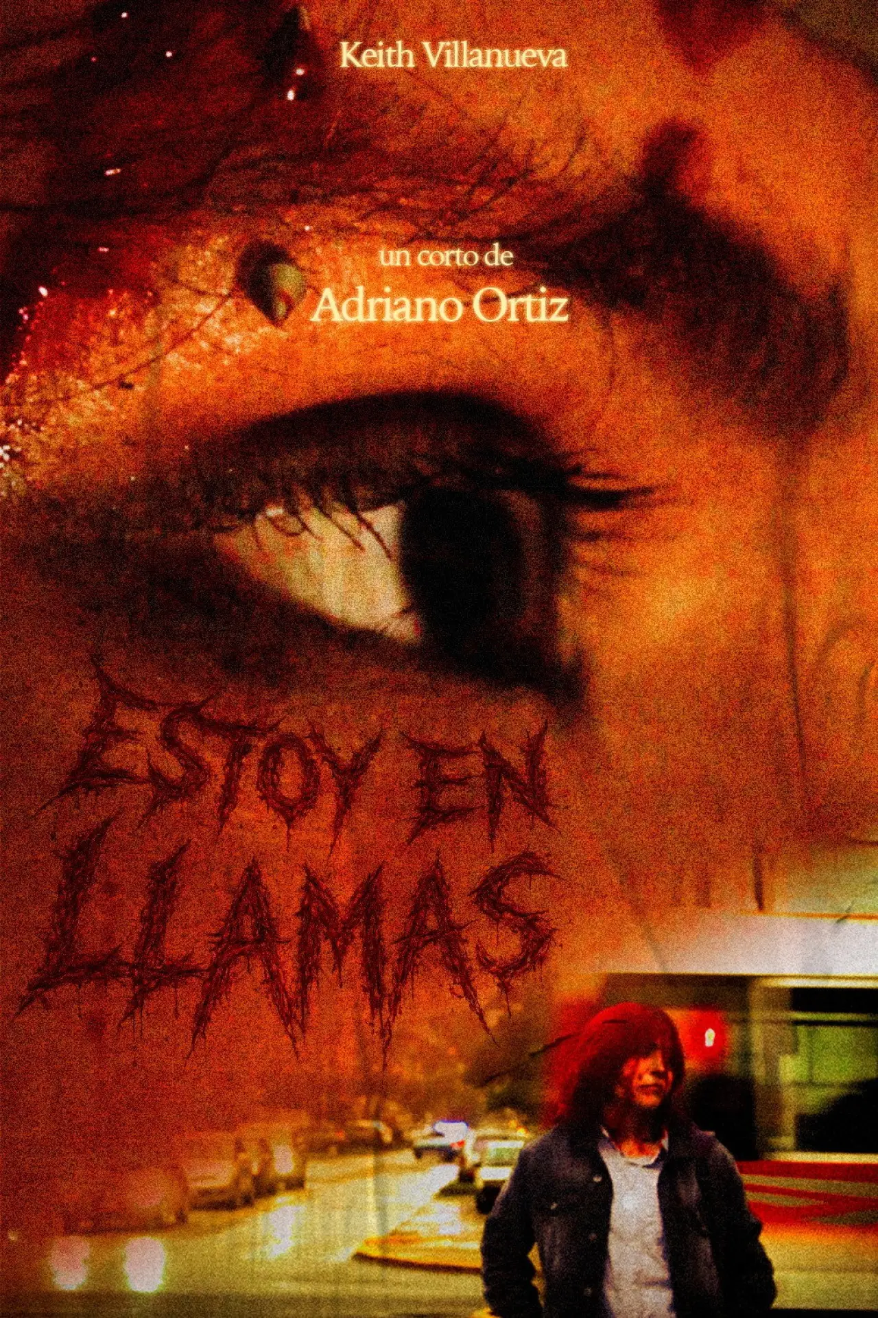 Plakat filmowy "estoy en llamas"