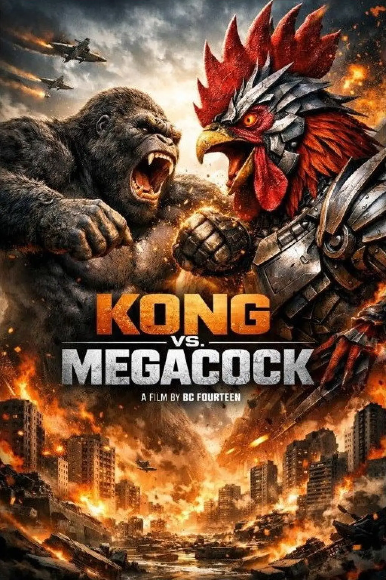 Plakat filmowy "Kong vs. Megacock"