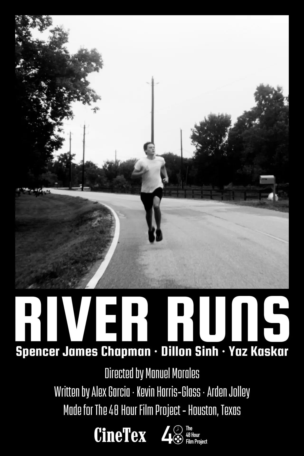 Plakat filmowy "River Runs"