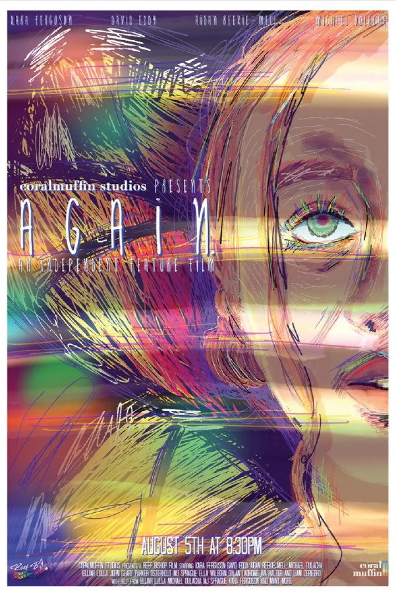 Plakat filmowy "AGAIN"