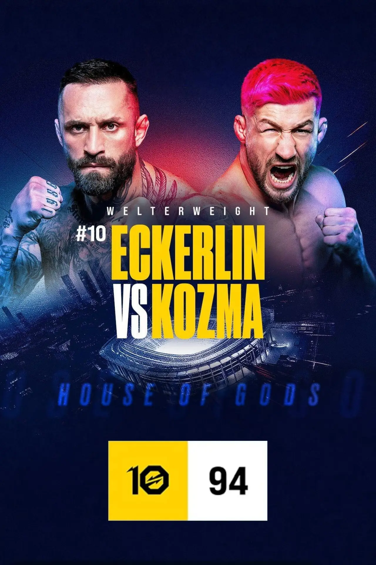 Plakat filmowy "OKTAGON 94: Eckerlin vs. Kozma"