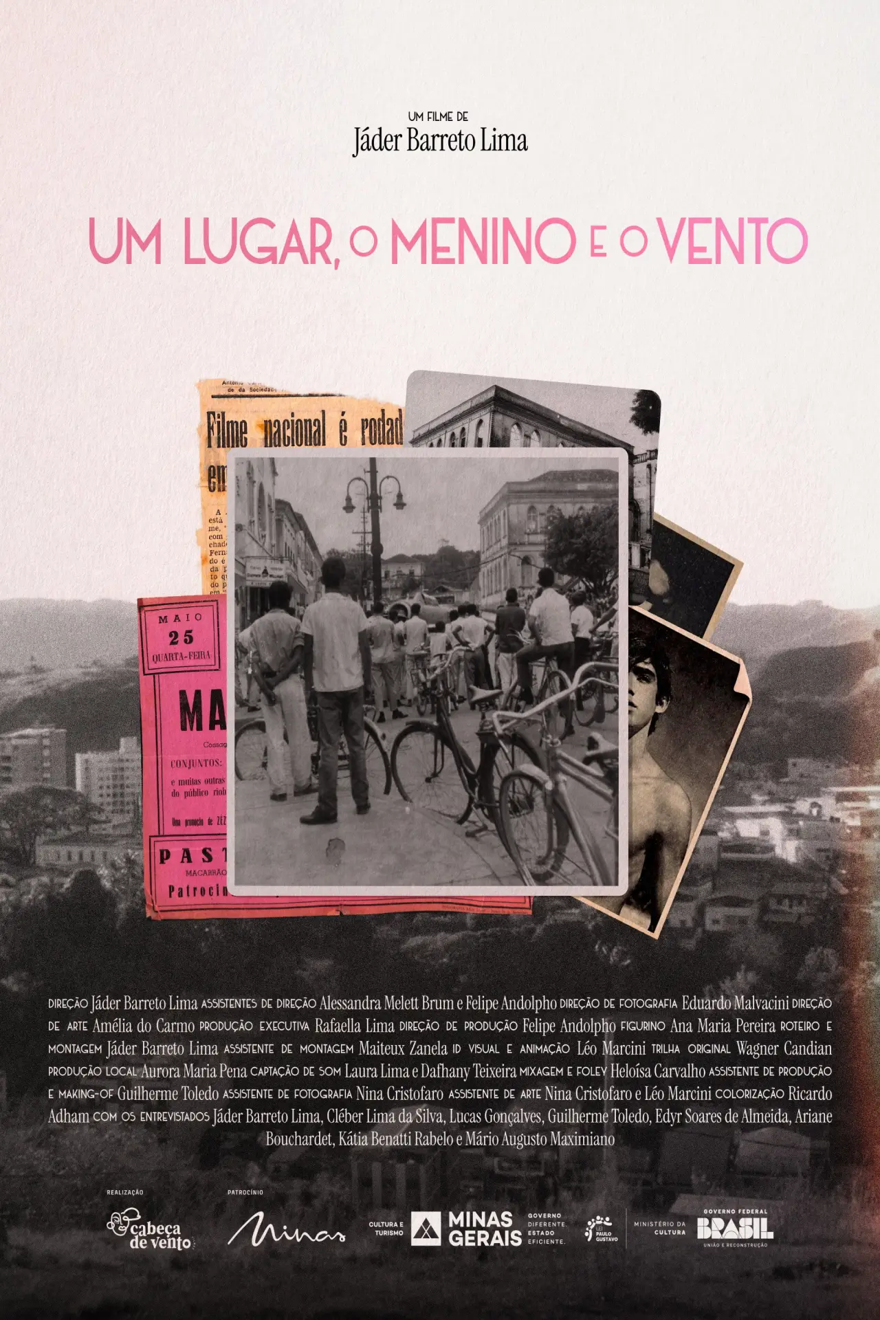 Plakat filmowy "Um Lugar, o Menino e o Vento"