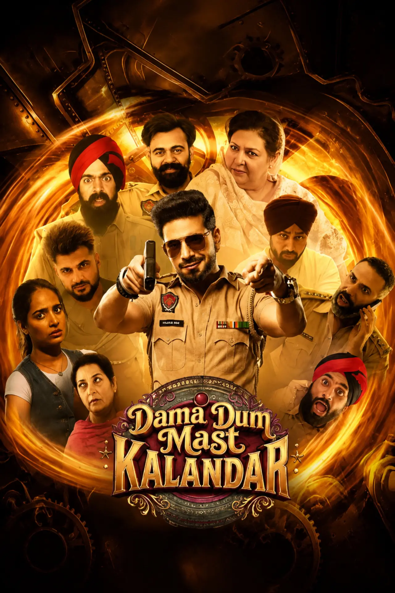 Plakat filmowy "Dama Dum Mast Kalandar"