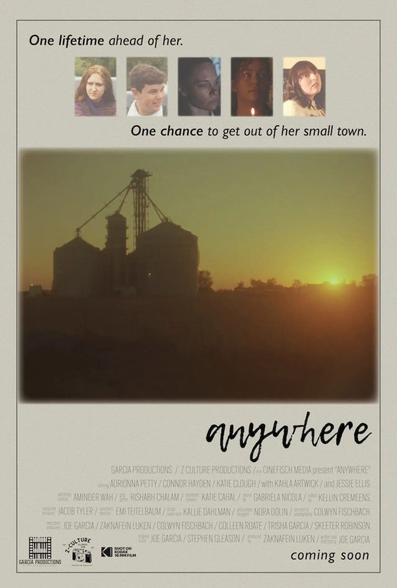 Plakat filmowy "anywhere"