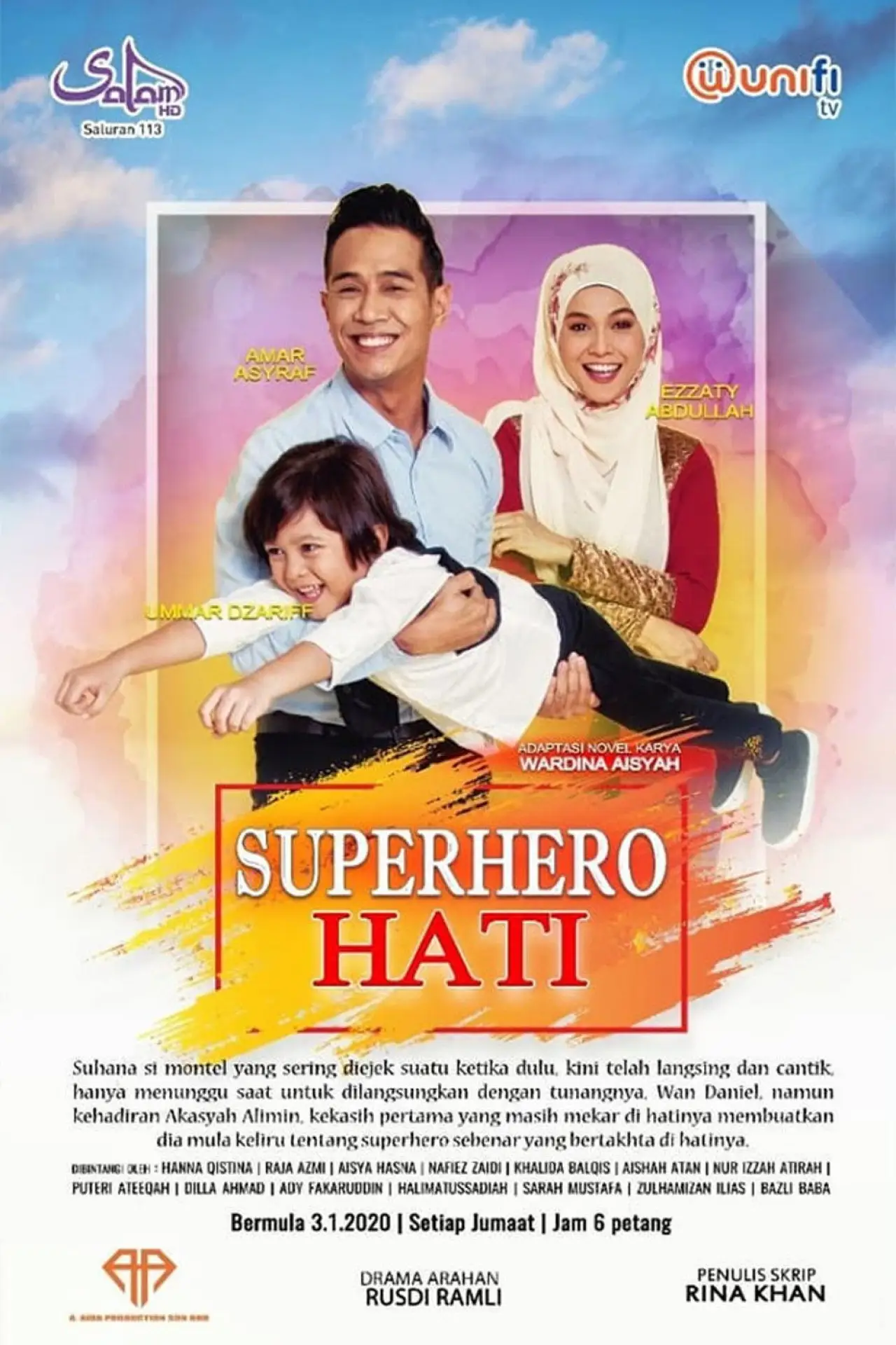 Plakat filmowy "Superhero Hati"