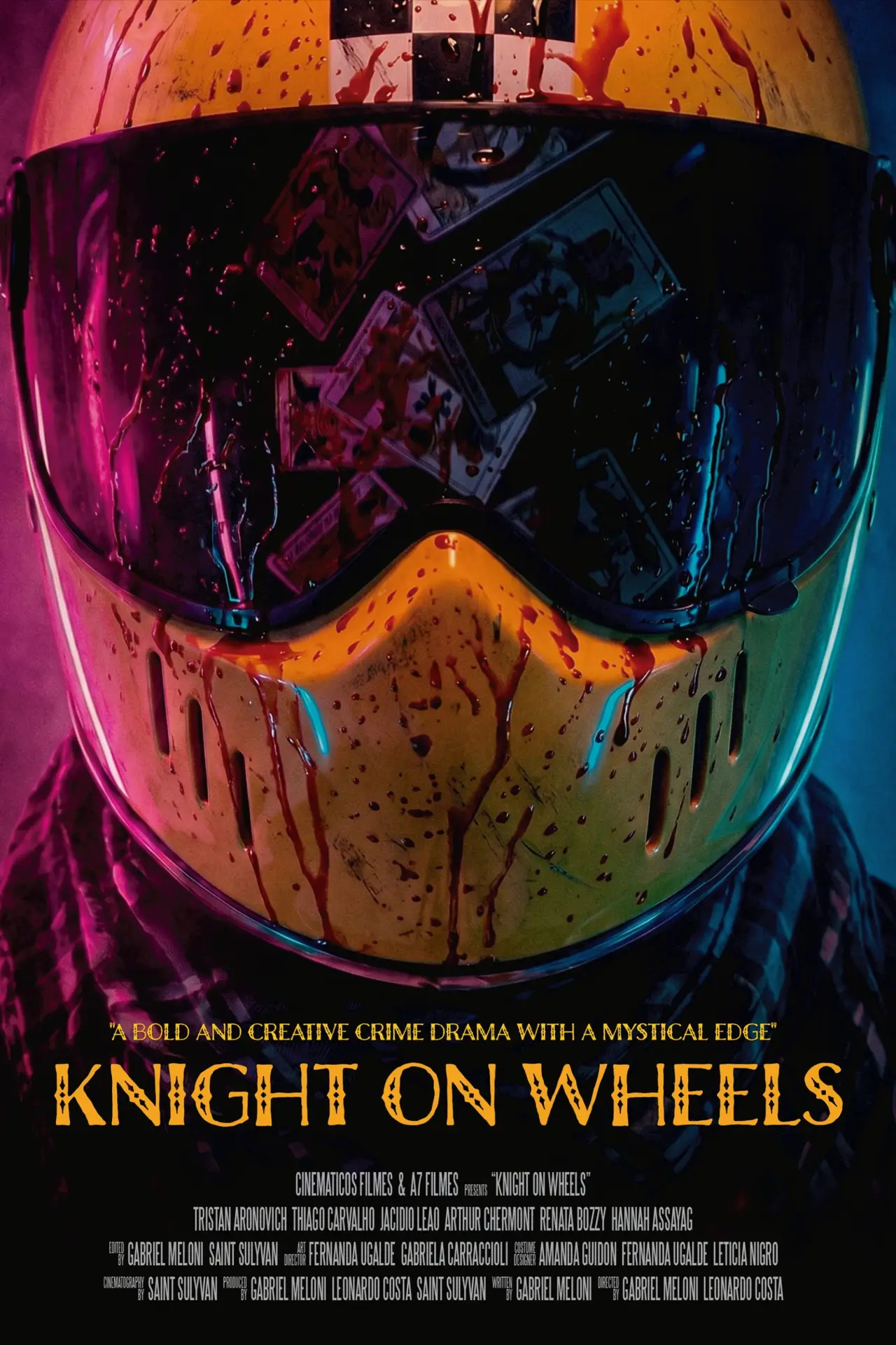 Plakat filmowy "Cavaleiro de Rodas"