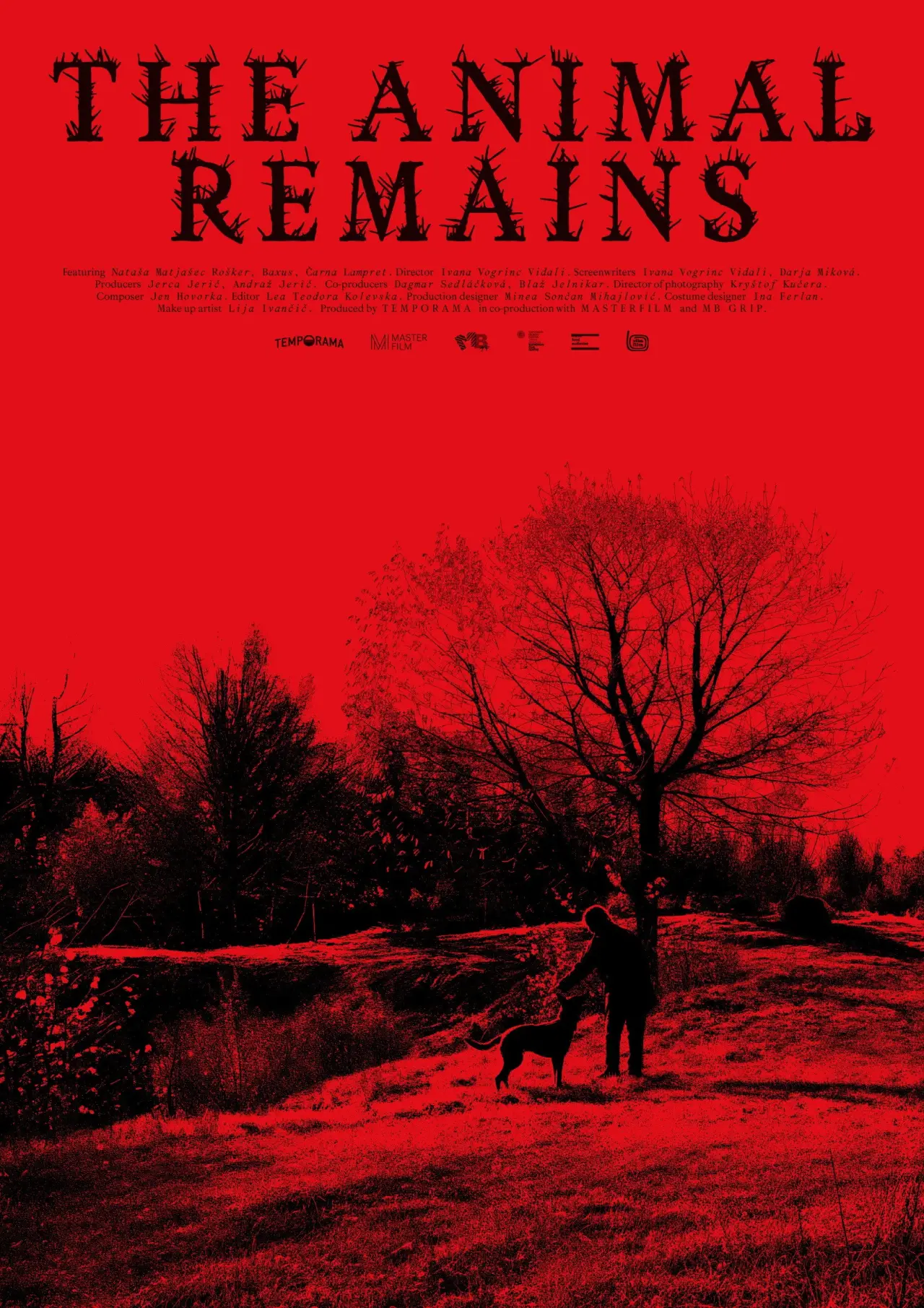 Plakat filmowy "Žival, ki ostane"