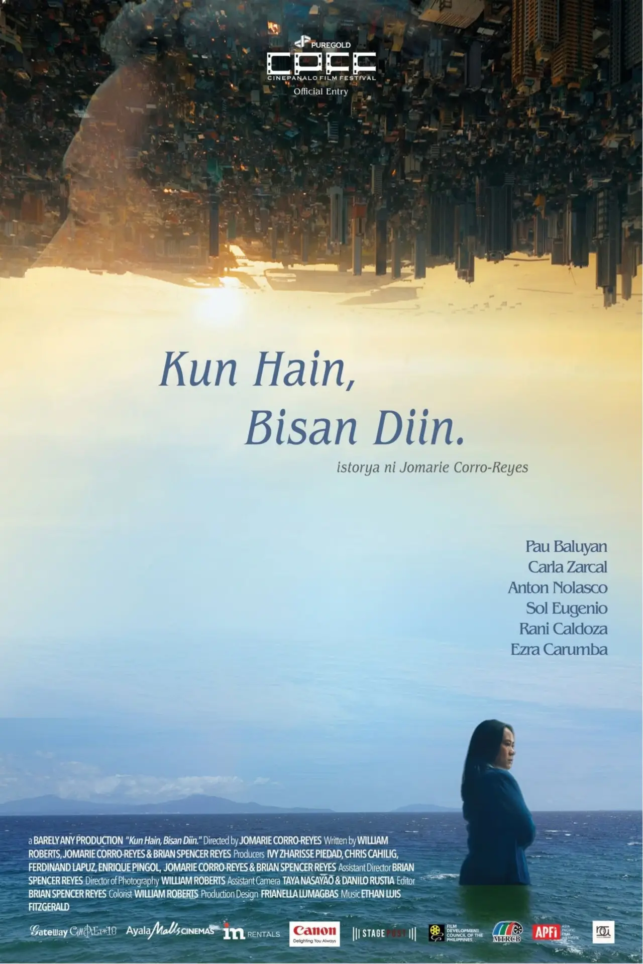 Plakat filmowy "Kun Hain, Bisan Diin."