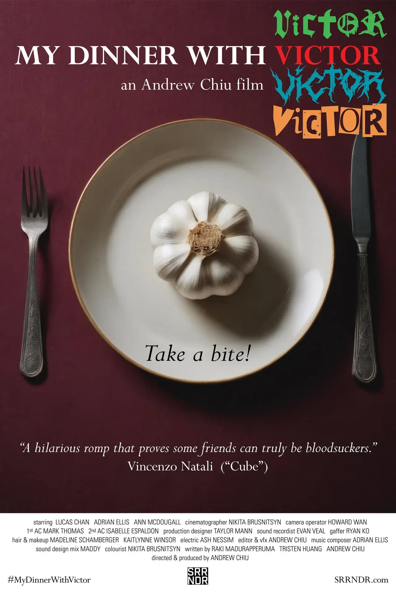 Plakat filmowy "My Dinner With Victor"
