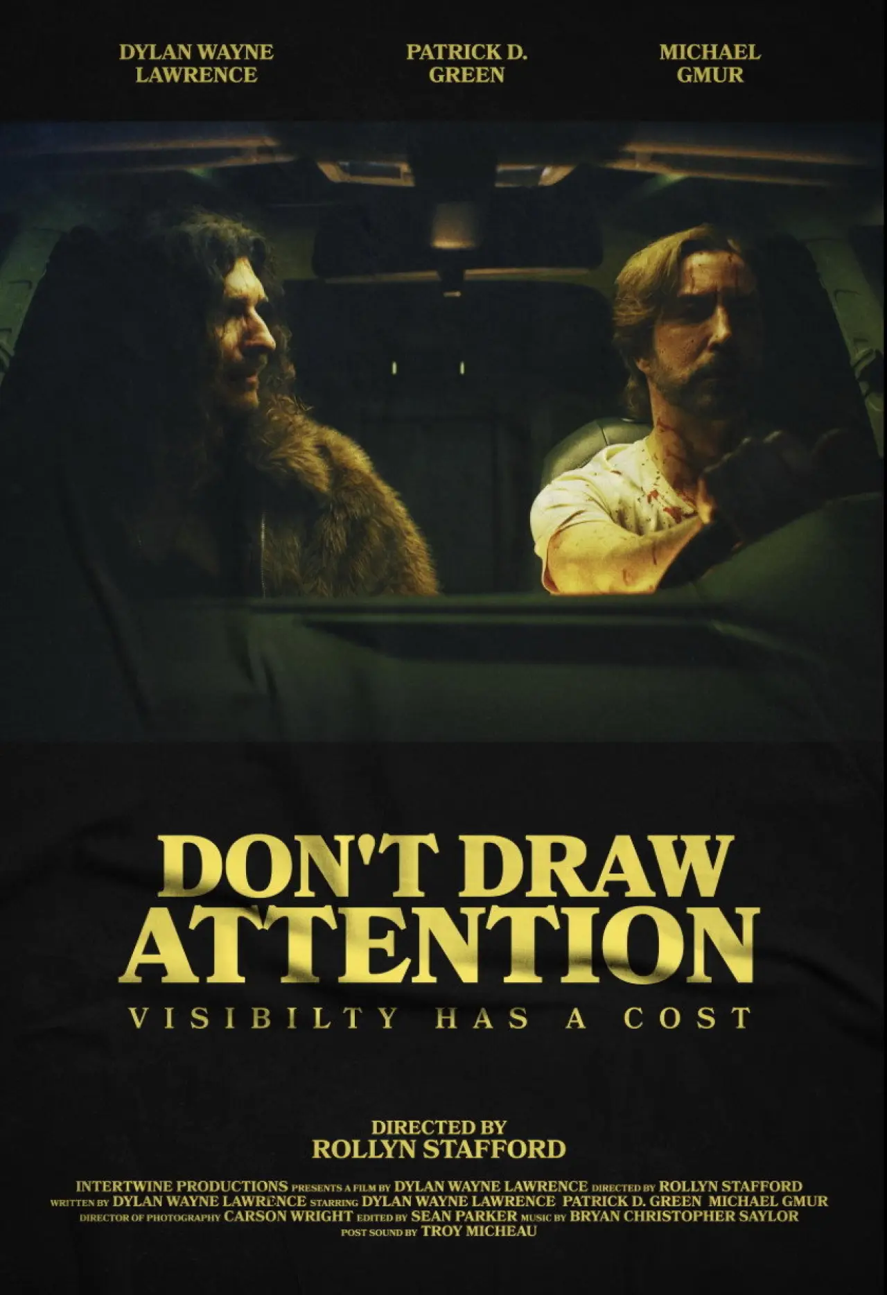 Plakat filmowy "Don’t Draw Attention"