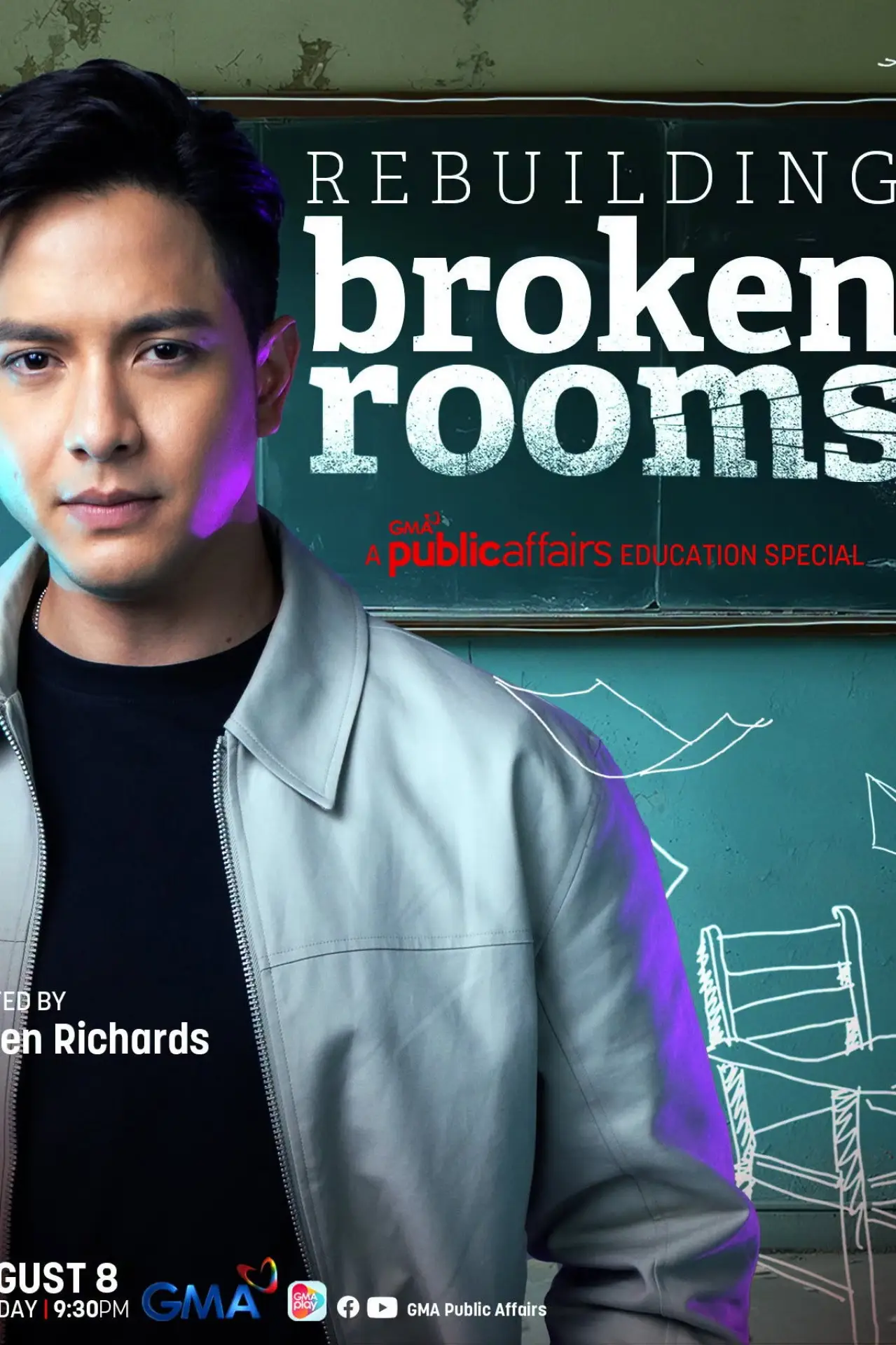 Plakat filmowy "Rebuilding Broken Rooms"