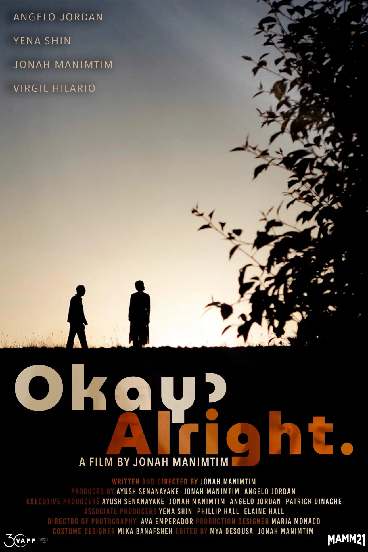 Plakat filmowy "Okay? Alright."
