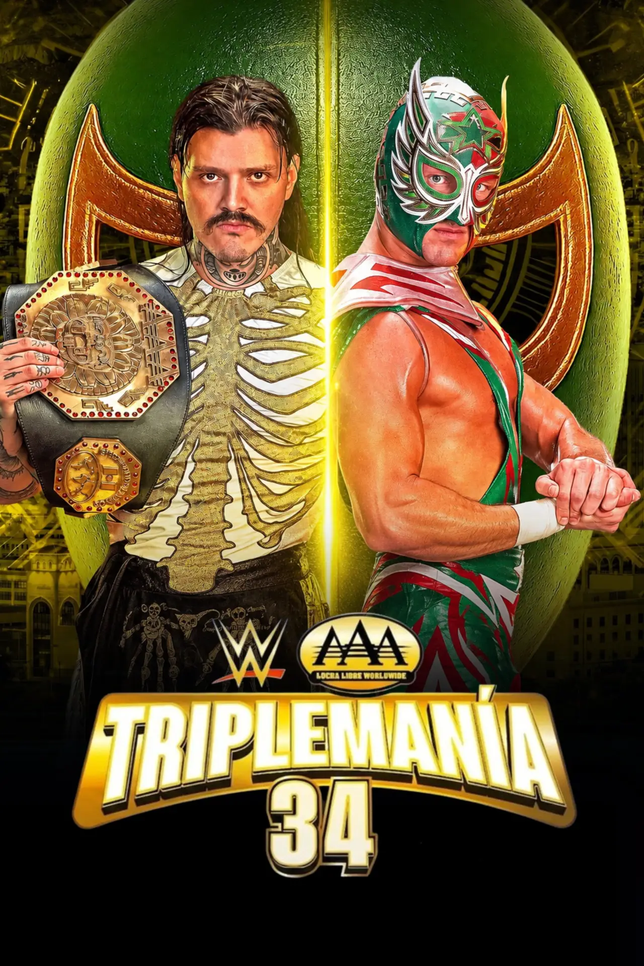 Plakat filmowy "AAA Triplemanía 34 - Sunday"