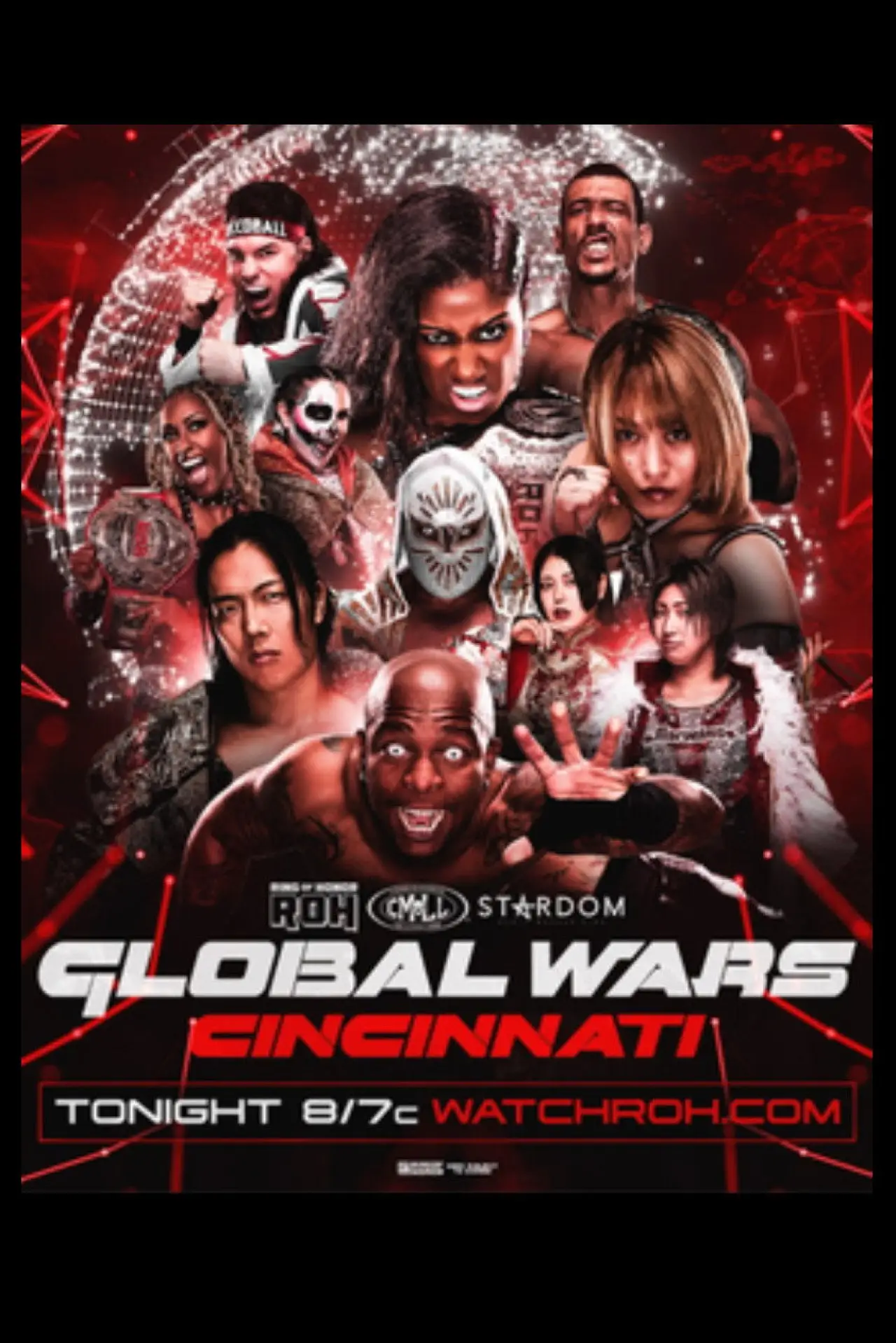 Plakat filmowy "ROH Global Wars - Cincinatti"