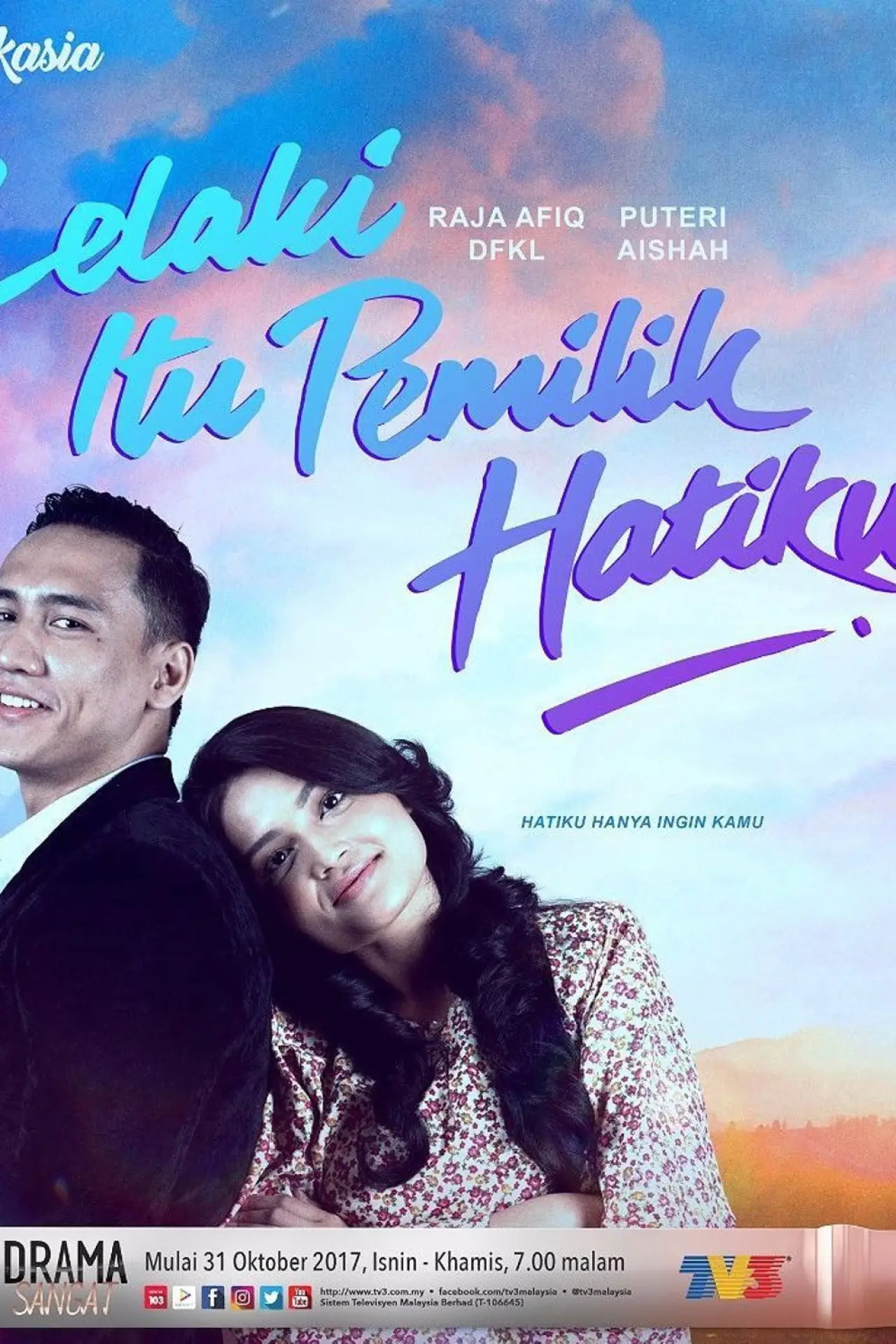 Plakat filmowy "Lelaki Itu Pemilik Hatiku"