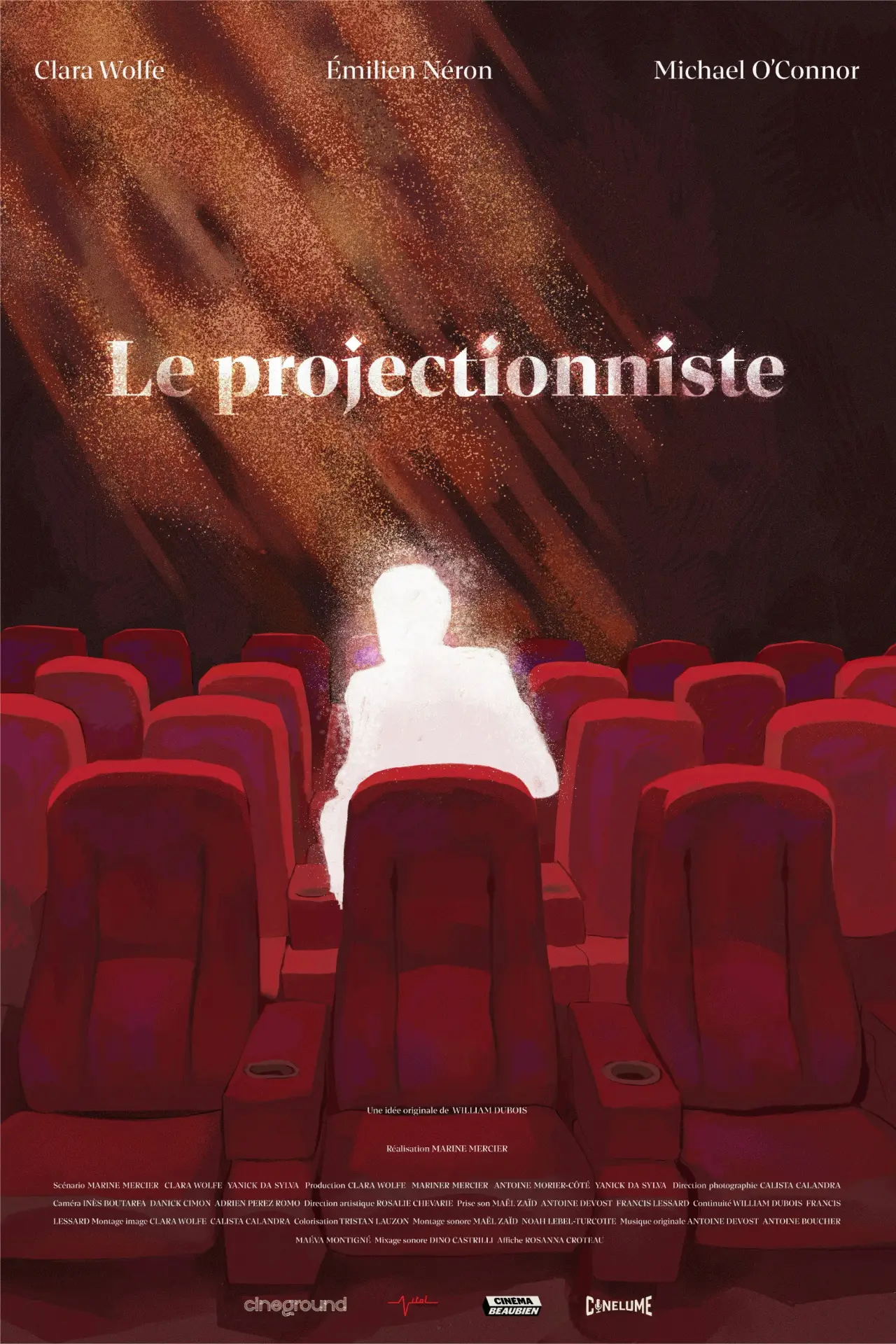 Plakat filmowy "Le projectionniste"