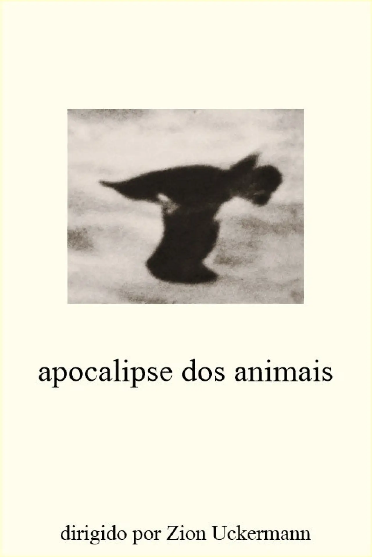 Plakat filmowy "apocalipse dos animais"