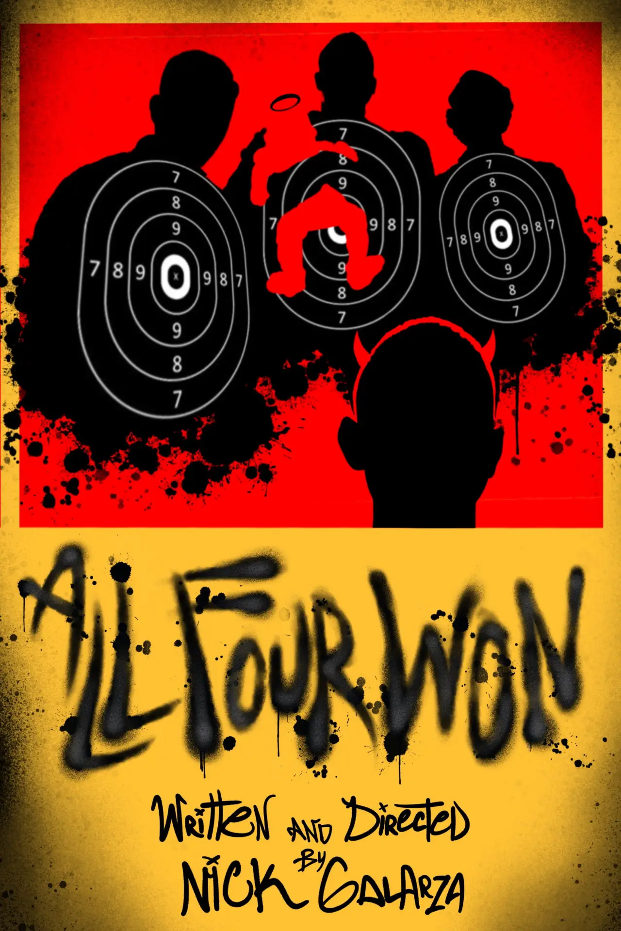 Plakat filmowy "All Four Won"