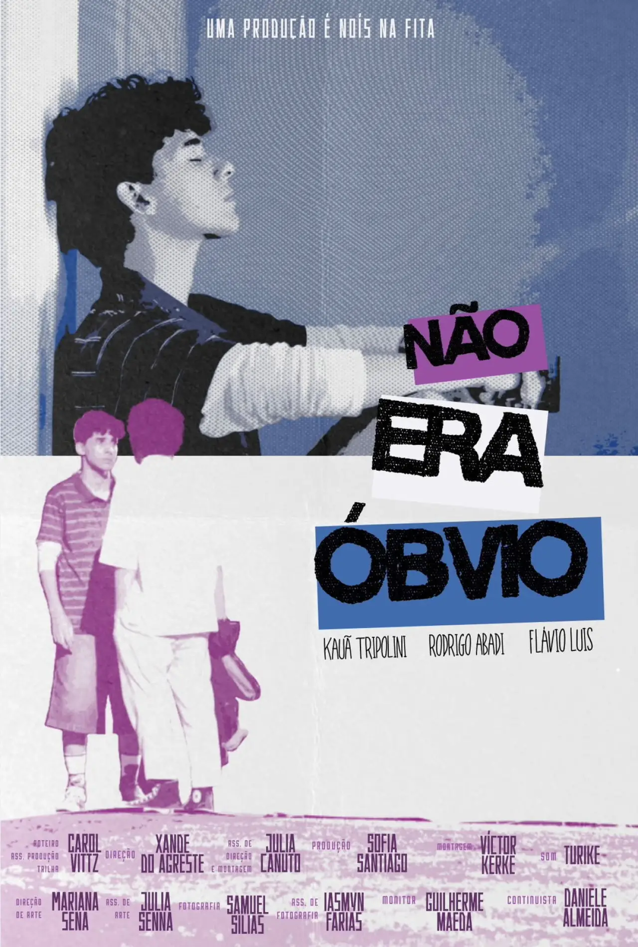 Plakat filmowy "Não Era Óbvio"