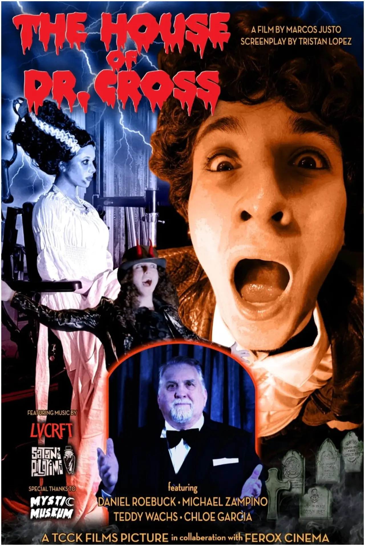 Plakat filmowy "The House of Dr. Cross"