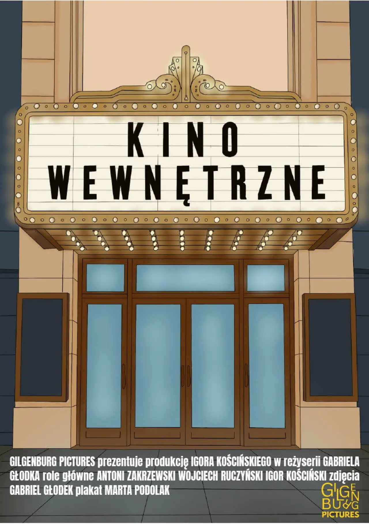 Plakat filmowy "Kino wewnętrzne"