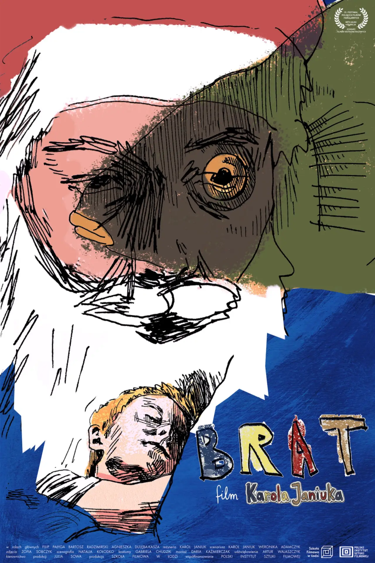 Plakat filmowy "Brat"