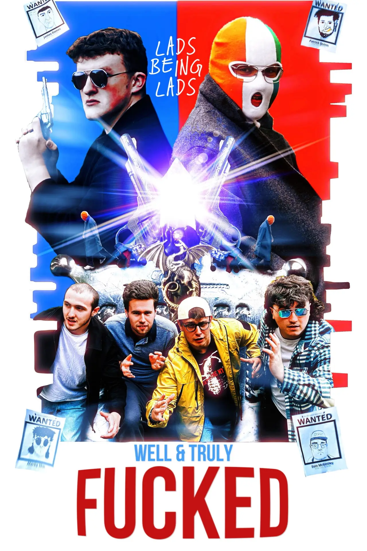 Plakat filmowy "Lads Being Lads: Well & Truly Fucked"