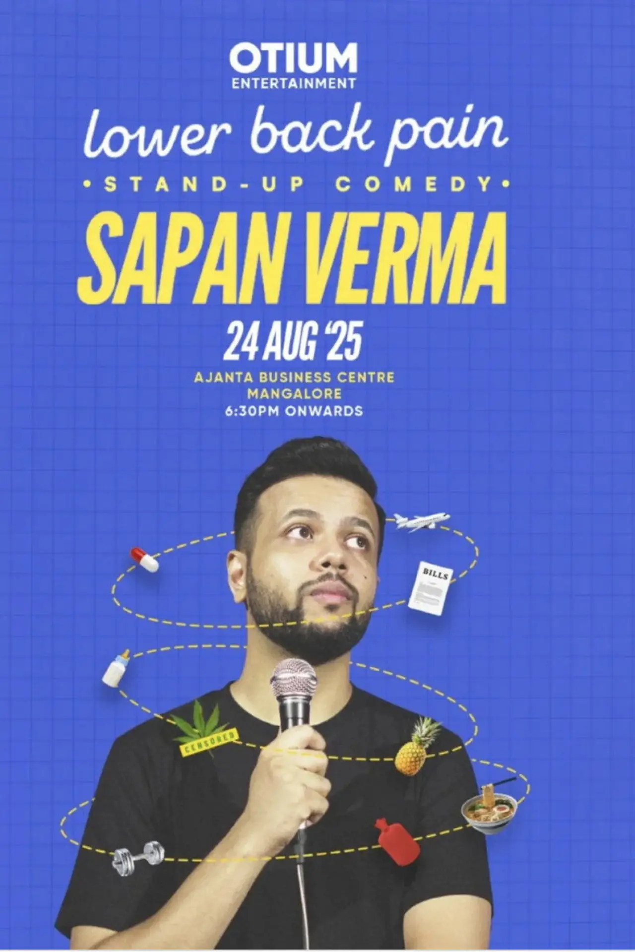 Plakat filmowy "Sapan Verma: Lower Back Pain"