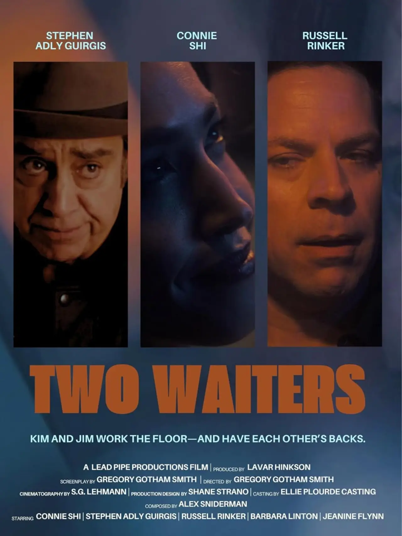 Plakat filmowy "Two Waiters"