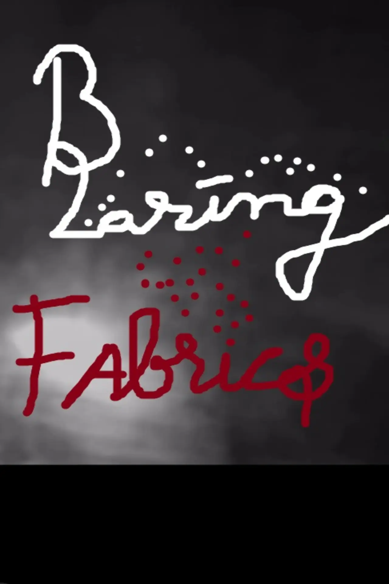 Plakat filmowy "Blaring Fabrics"