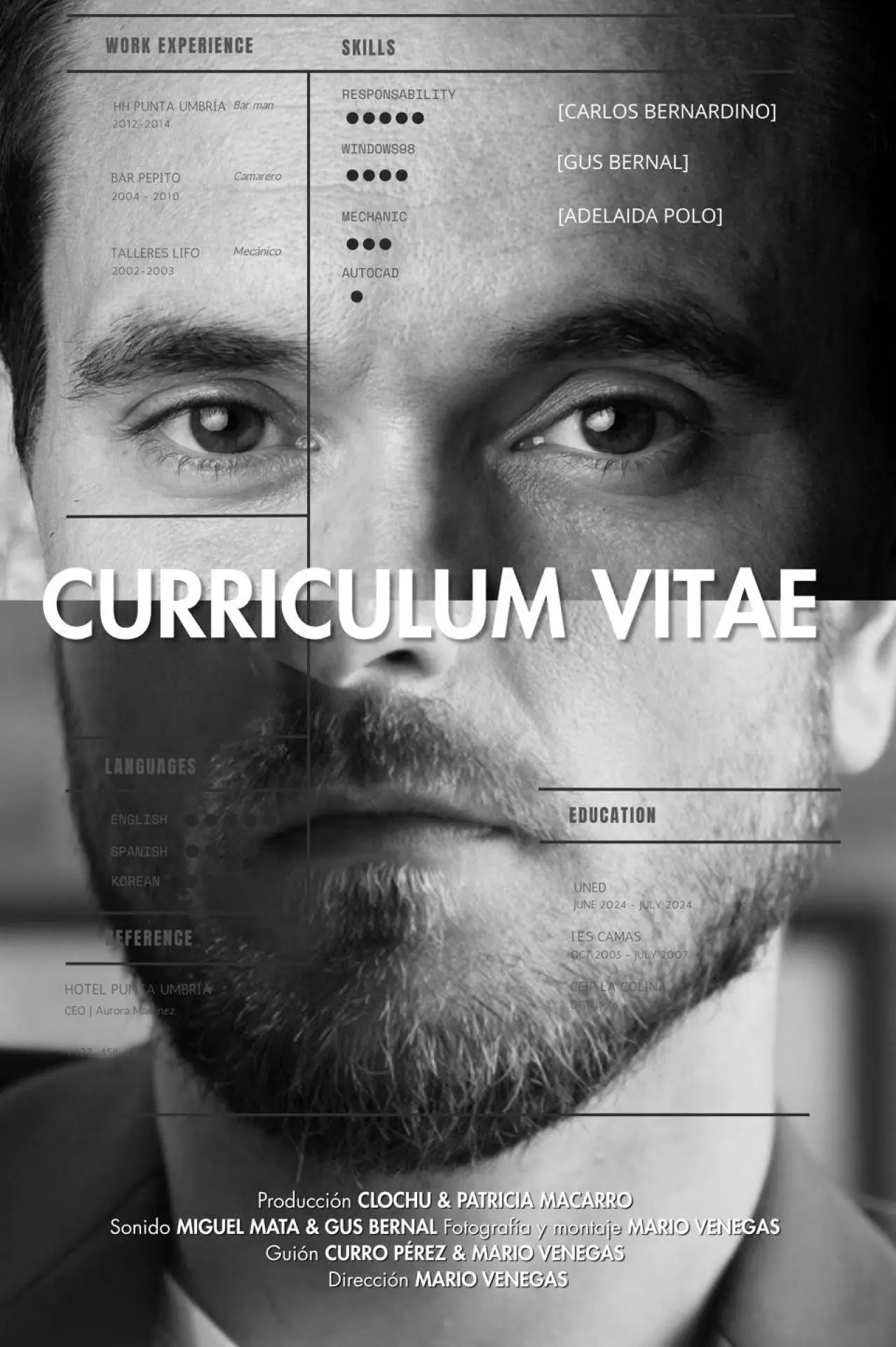 Plakat filmowy "Curriculum Vitae"
