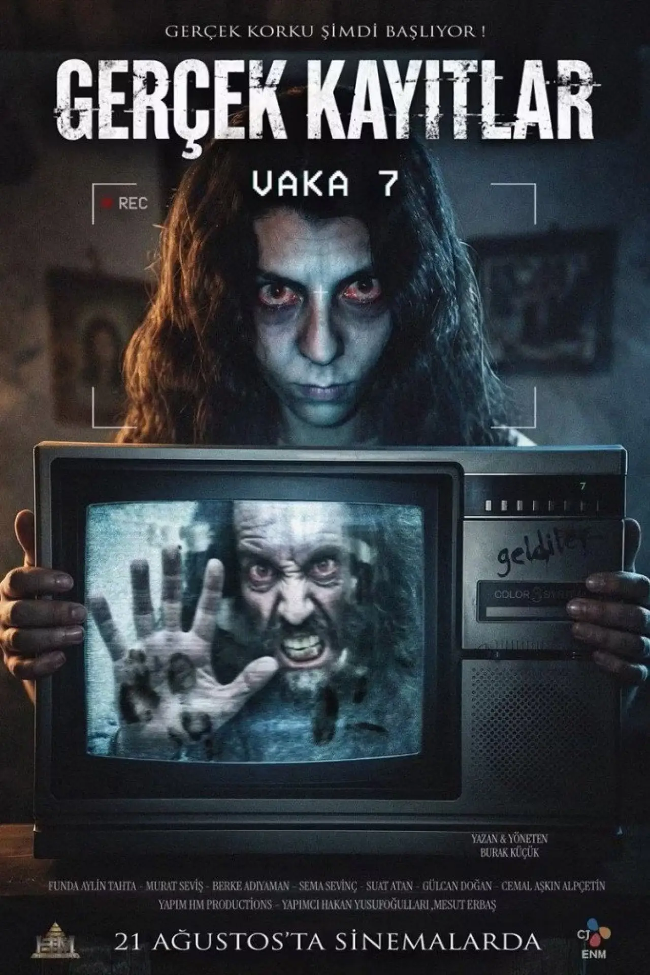 Plakat filmowy "Gerçek Kayıtlar: Vaka 7"