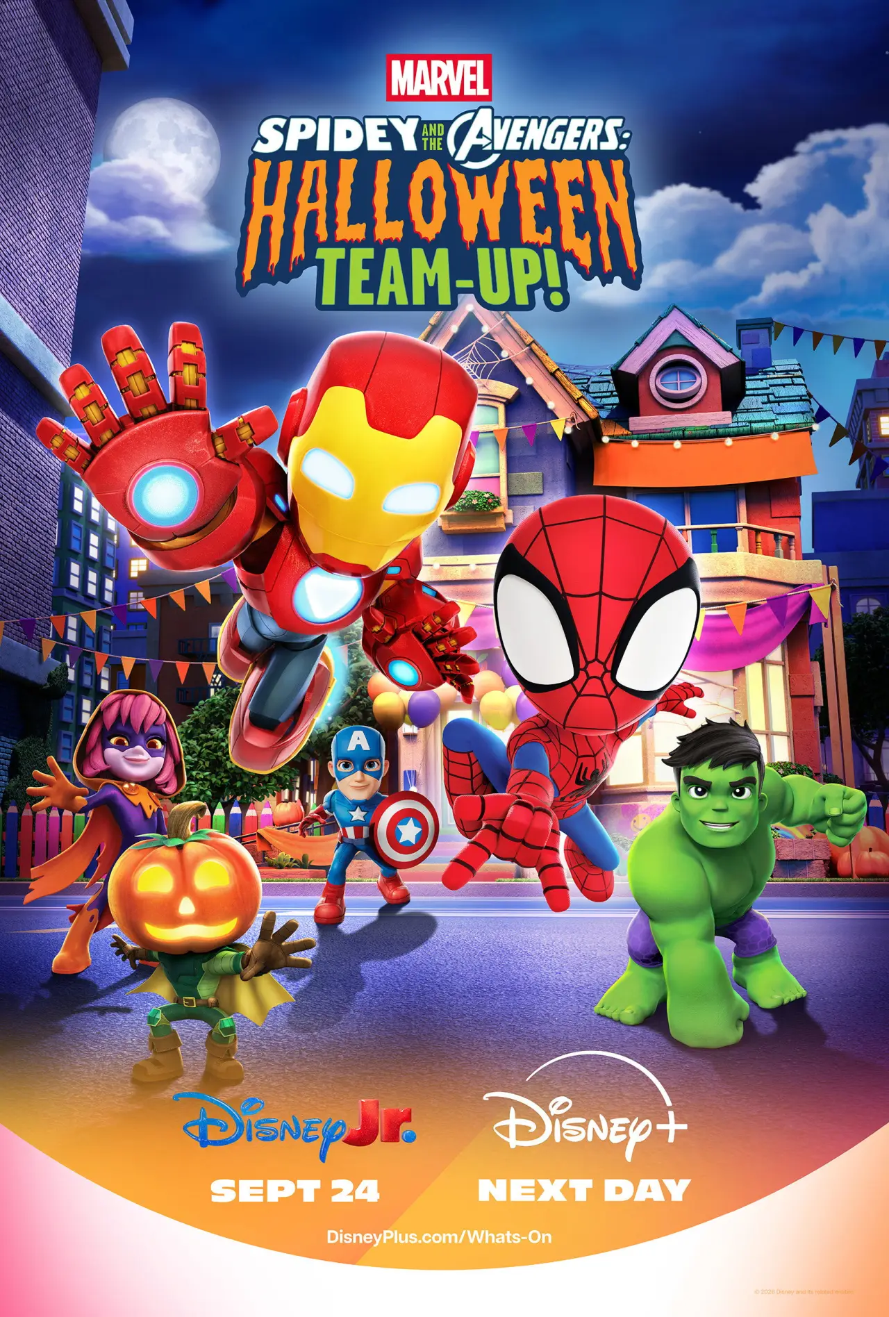 Plakat filmowy "Spidey and the Avengers: Halloween Team-Up!"