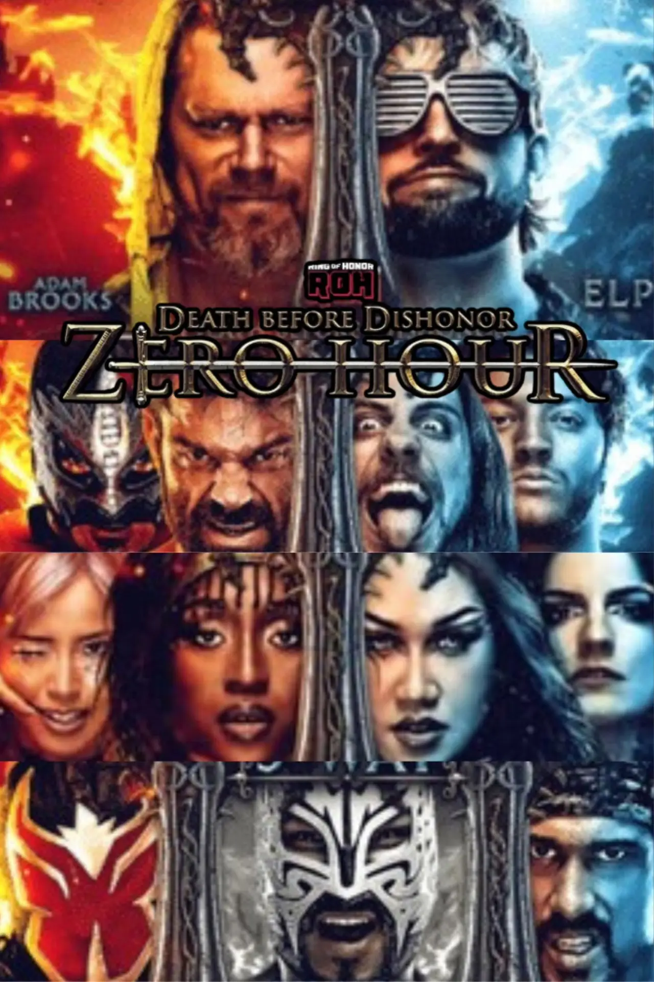 Plakat filmowy "ROH Death Before Dishonor Zero Hour"