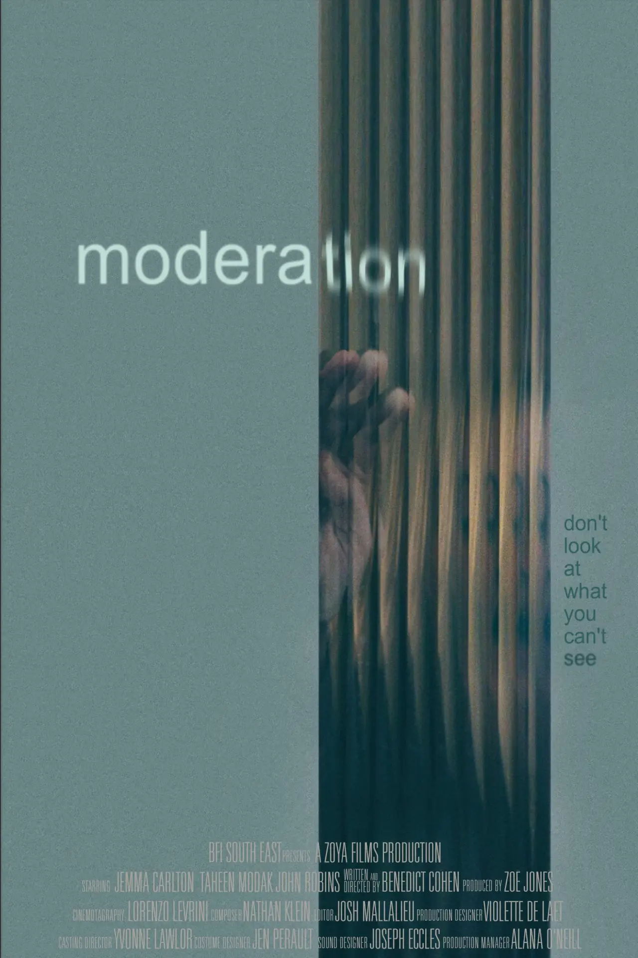 Plakat filmowy "Moderation"