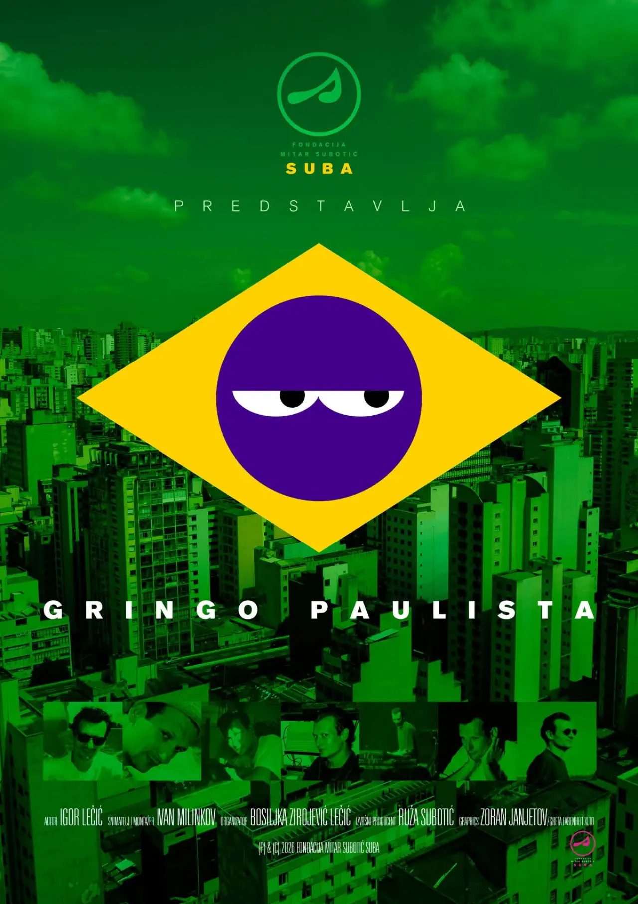 Plakat filmowy "Gringo Paulista"