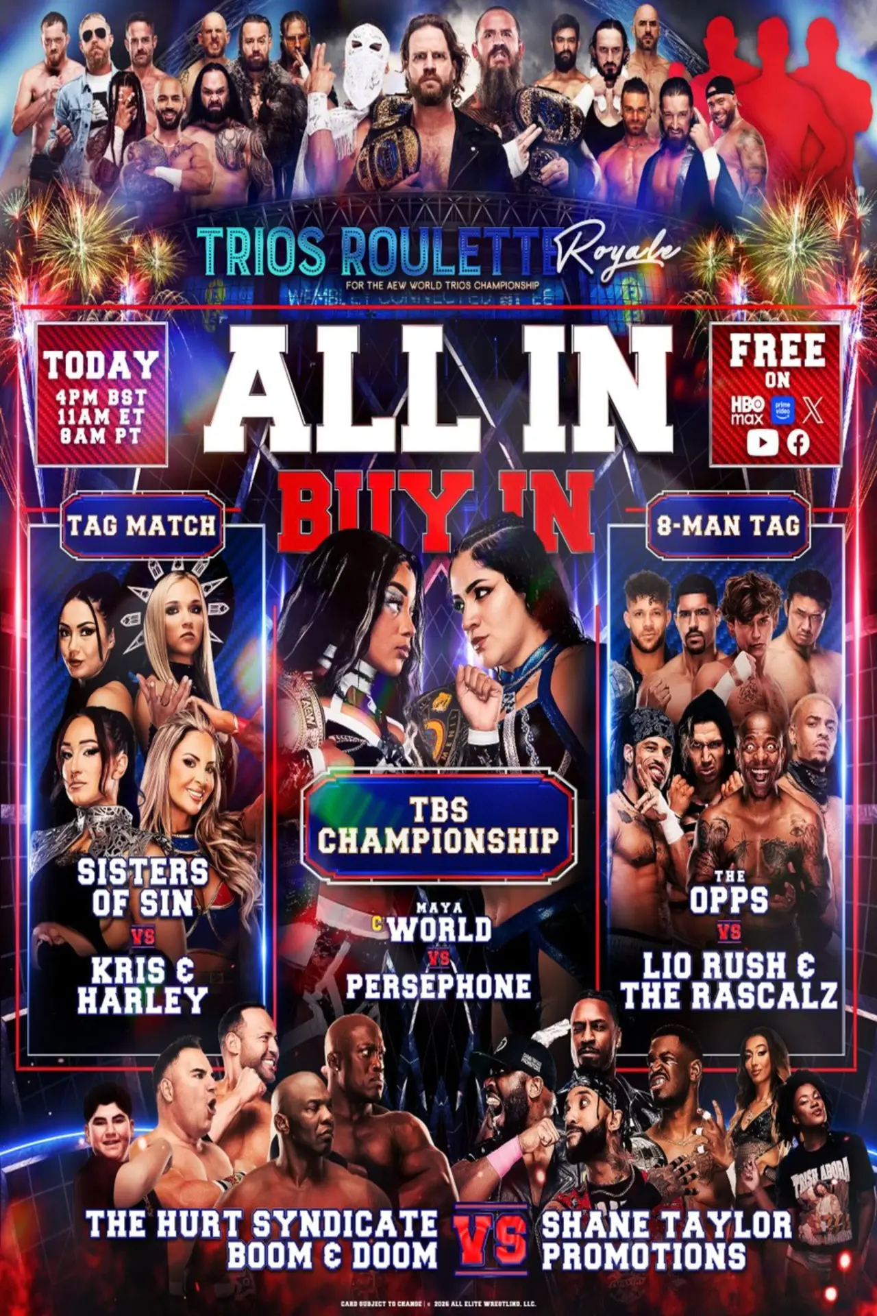 Plakat filmowy "AEW All In 2026: London - Buy In"