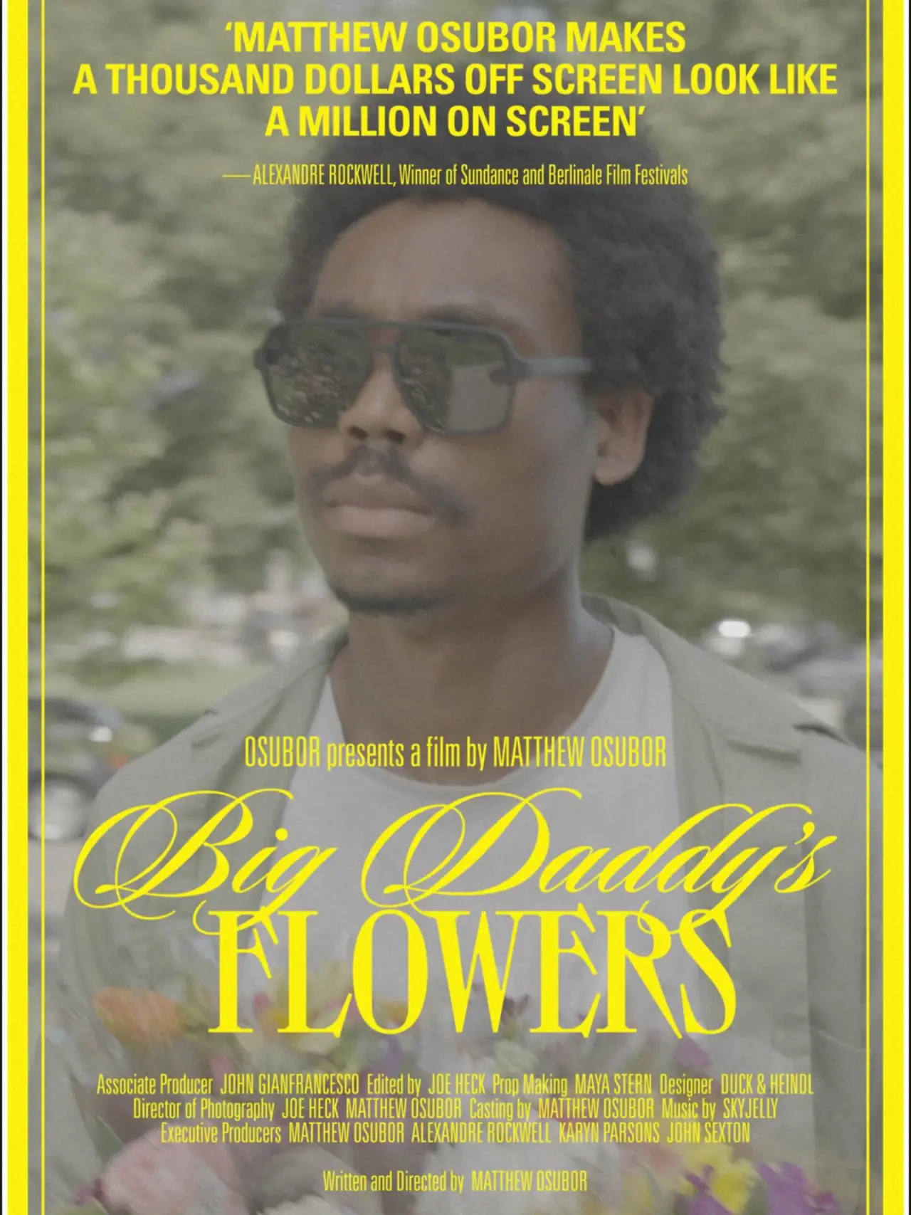Plakat filmowy "Big Daddy’s Flowers"