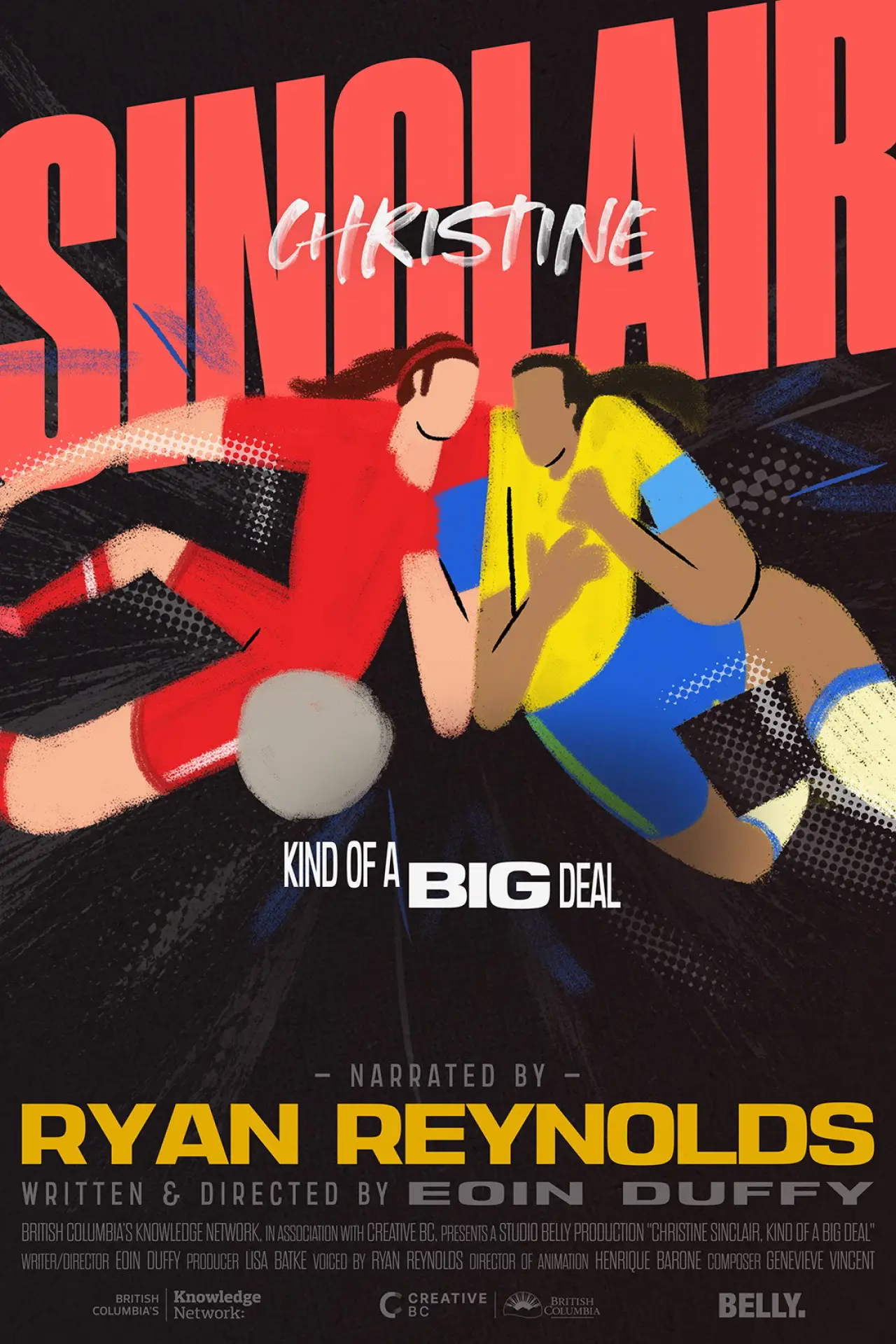 Plakat filmowy "Christine Sinclair: Kind of a Big Deal"
