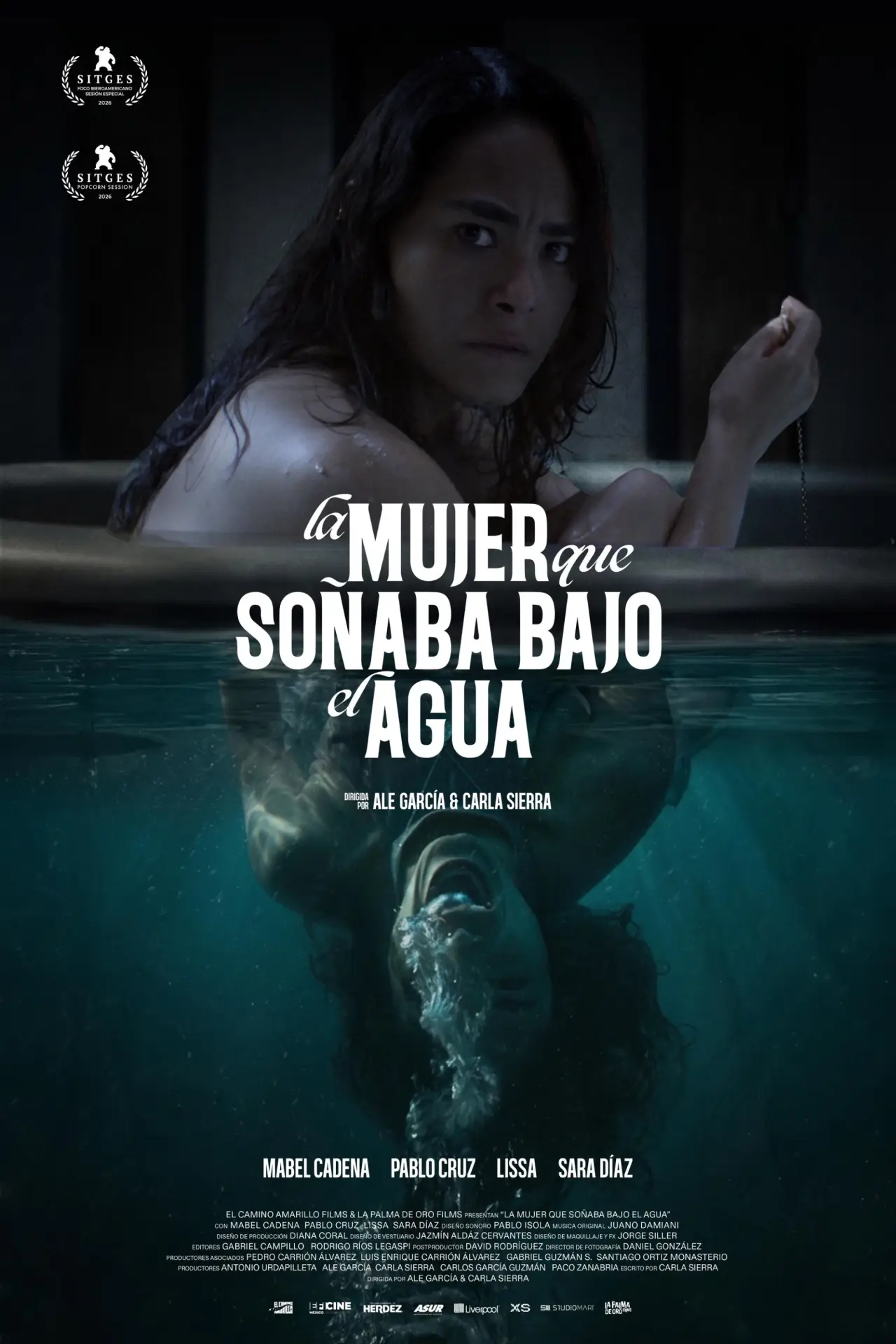 Plakat filmowy "La Mujer que soñaba bajo el agua"