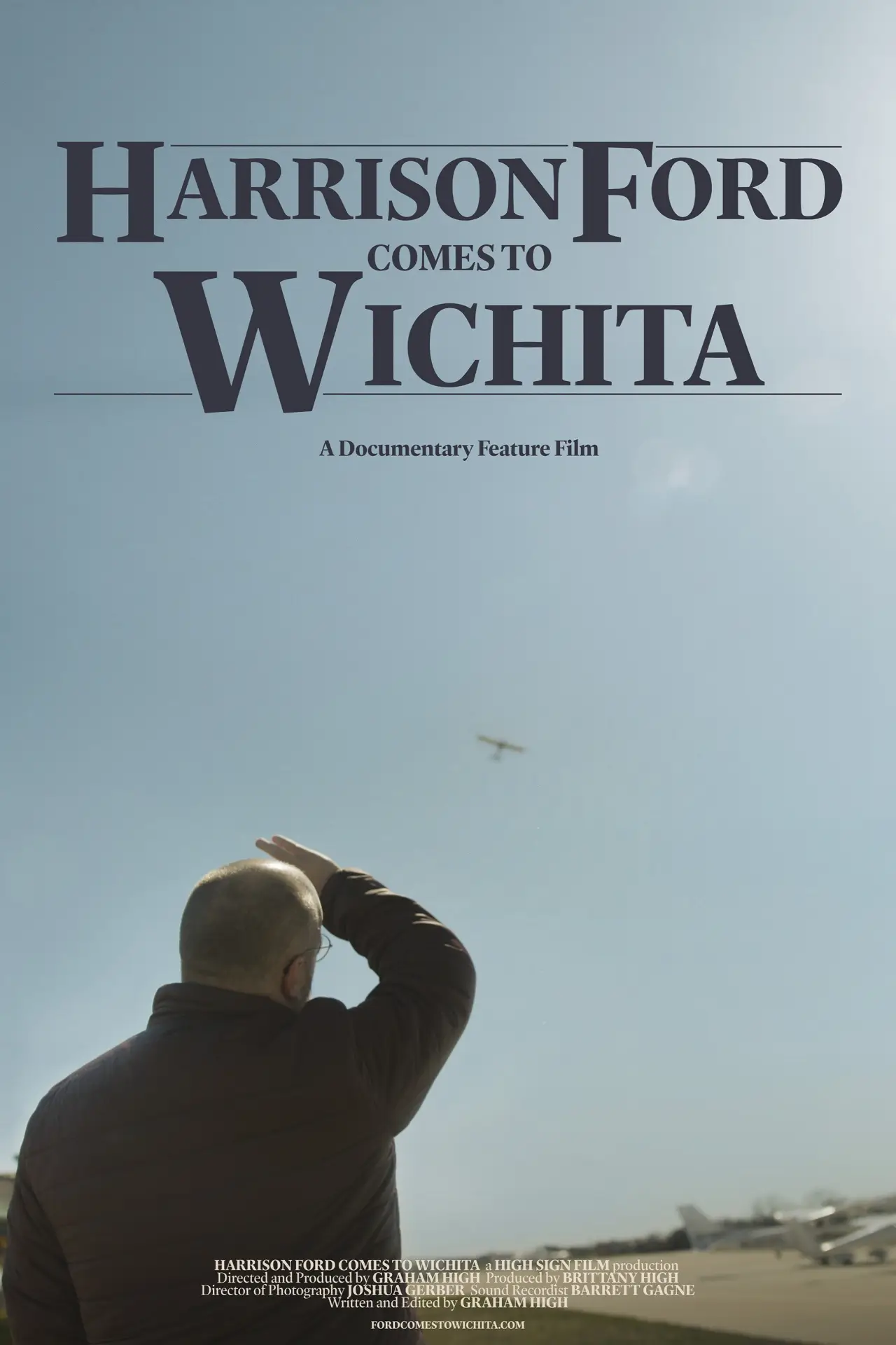 Plakat filmowy "Harrison Ford Comes to Wichita"