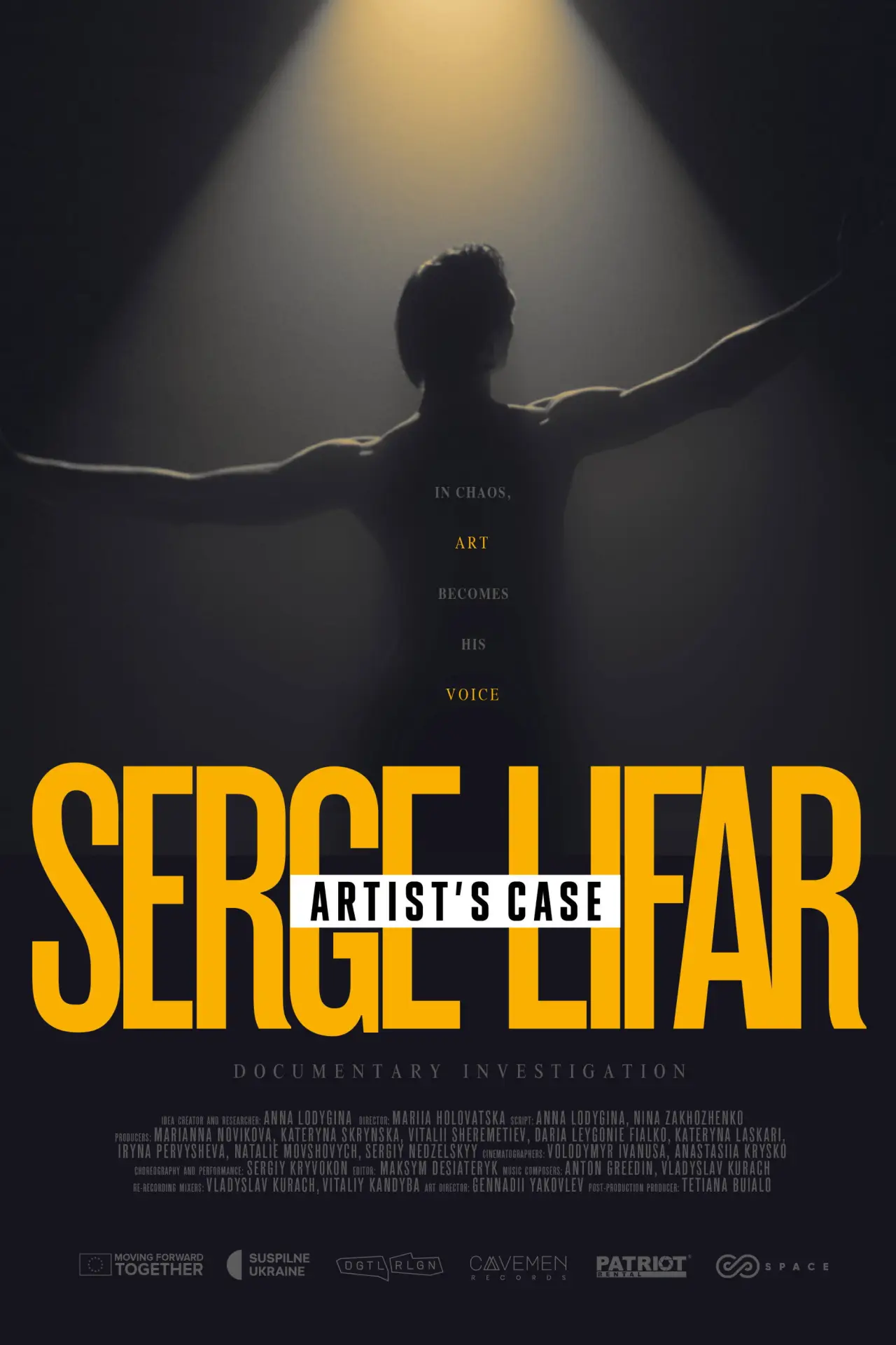 Plakat filmowy "Справа артиста. Сергій Лифар"