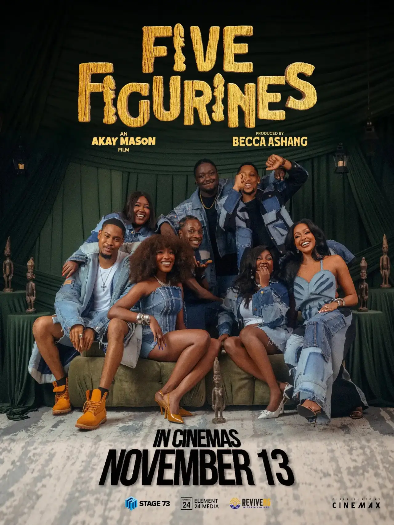 Plakat filmowy "Five Figurines"