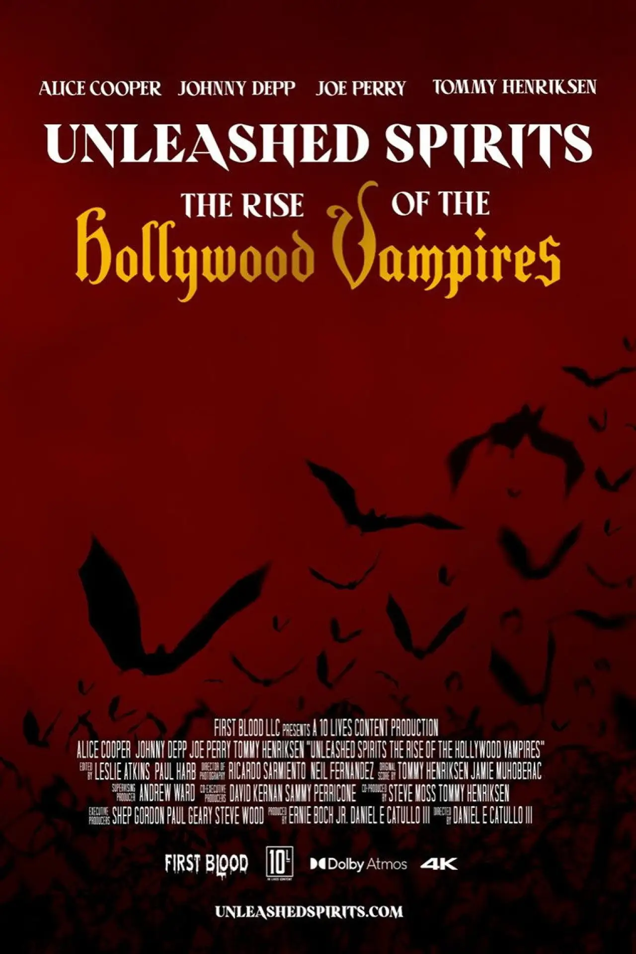 Plakat filmowy "Unleashed Spirits: The Rise of the Hollywood Vampires"